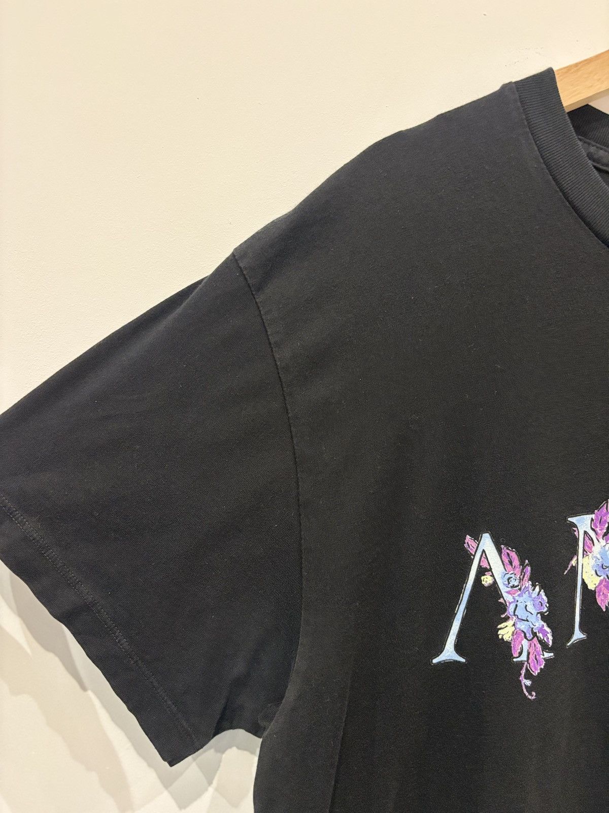 Amiri Amiri Floral Logo Shirt Black Size: M Size US M / EU 48-50 / 2 - 3 Thumbnail
