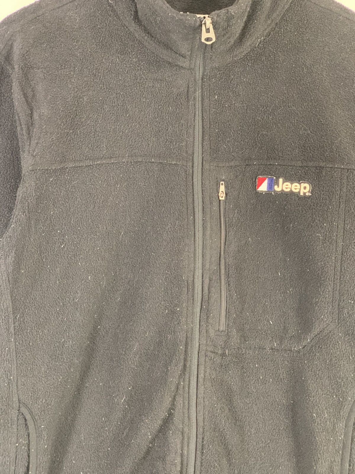 Jeep Jeep Fleece Black Jacket Full Zipper Size US L / EU 52-54 / 3 - 4 Thumbnail