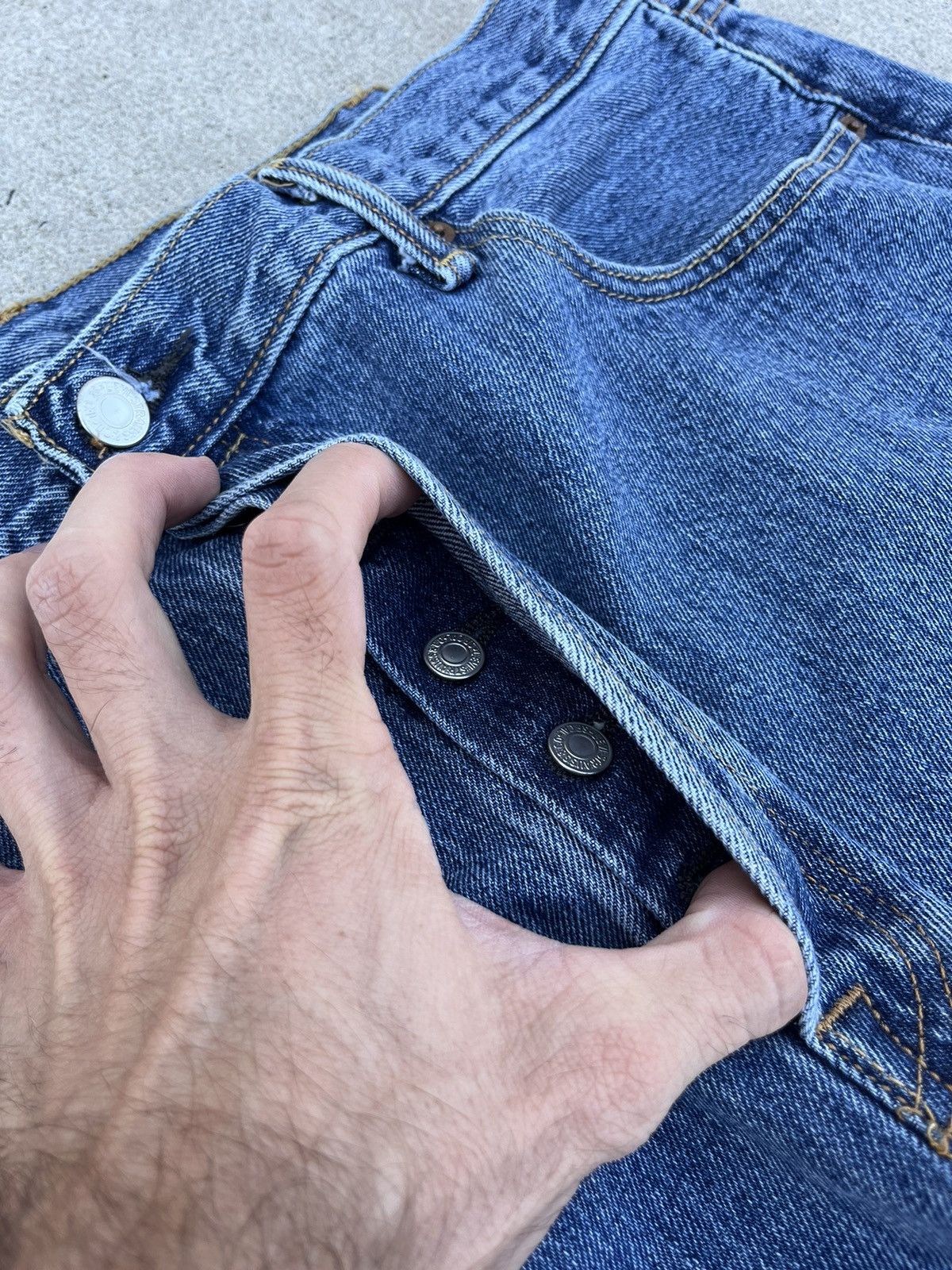 Levi's × Vintage Crazy Vintage Y2K Levi’s 501 Baggy Jeans Size US 40 / EU 56 - 6 Thumbnail