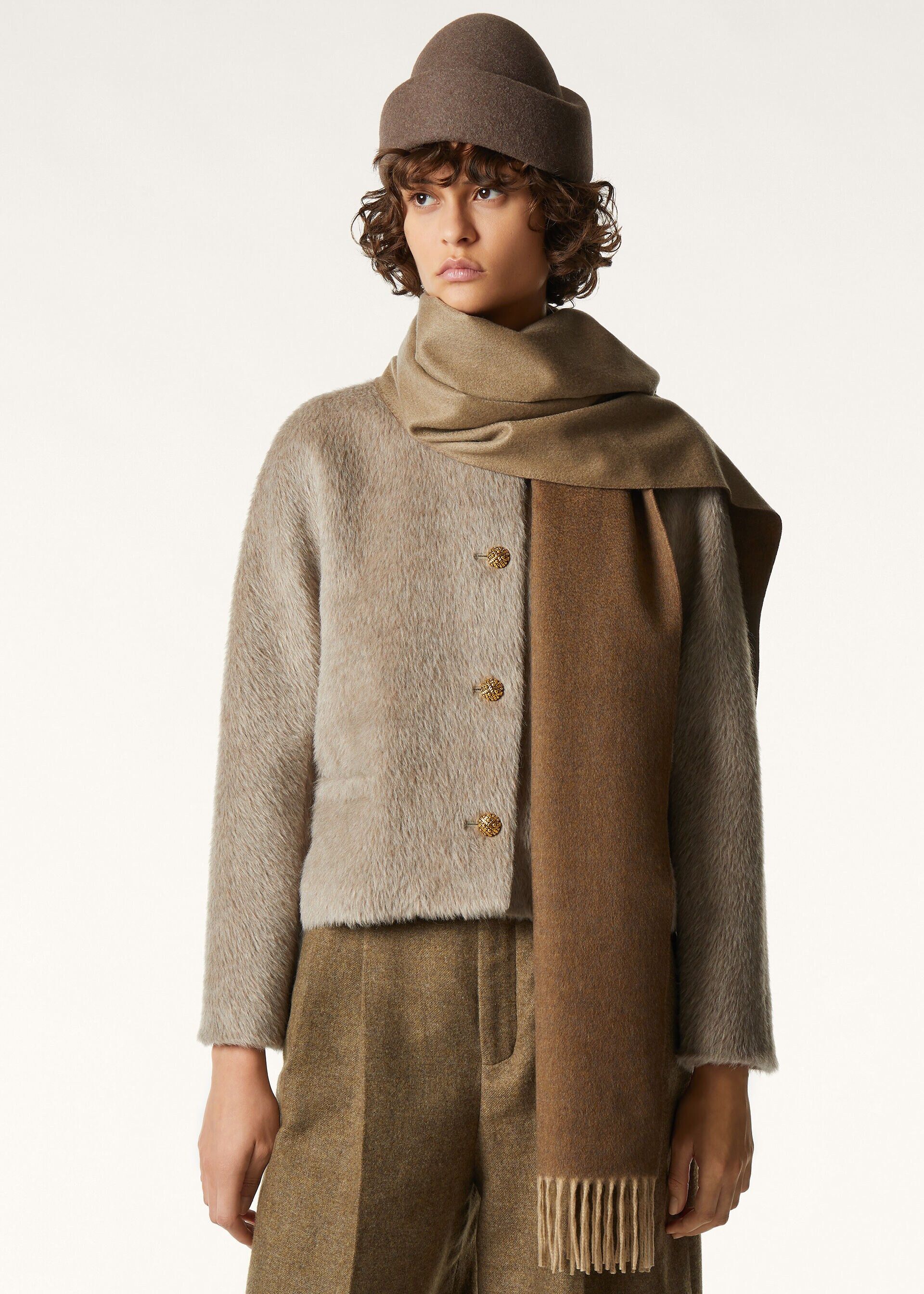 Loro Piana os11x0426 FAI0988 Size: OS / Two-Tone Scarf Bronze Amber Size ONE SIZE - 4 Thumbnail