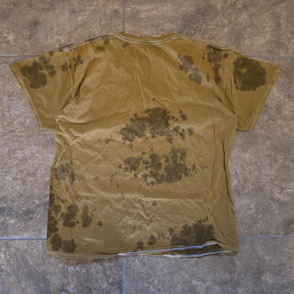 Designer Chocolate Tie Dyed SW Short Sleeve Size M / US 6-8 / IT 42-44 - 2 Thumbnail
