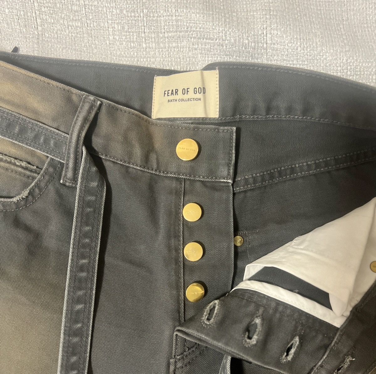 Fear of God Fear of God Six Collection Slim Fit Denim Jeans Size US 28 / EU 44 - 8 Thumbnail