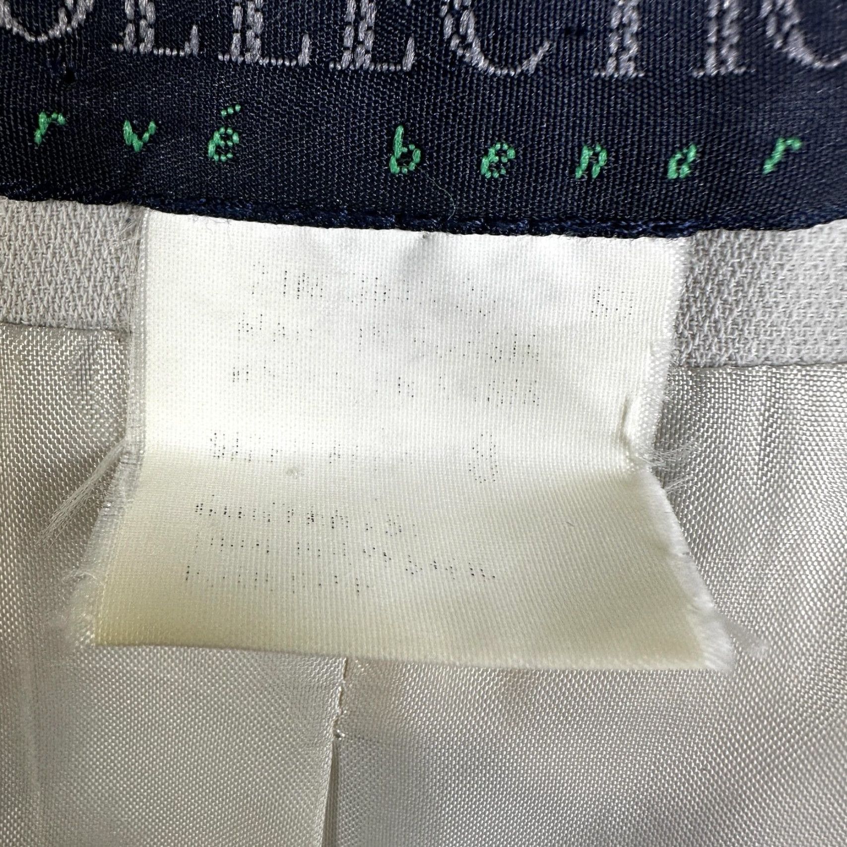 Vintage VINTAGE Harve Benard Collection Blazer Jacket Womens Medium Beige Lined Tailored Blazer, Women, M, Beige, Twill, Lined, Tailored, Business, Workwear Size M / US 6-8 / IT 42-44 - 3 Thumbnail