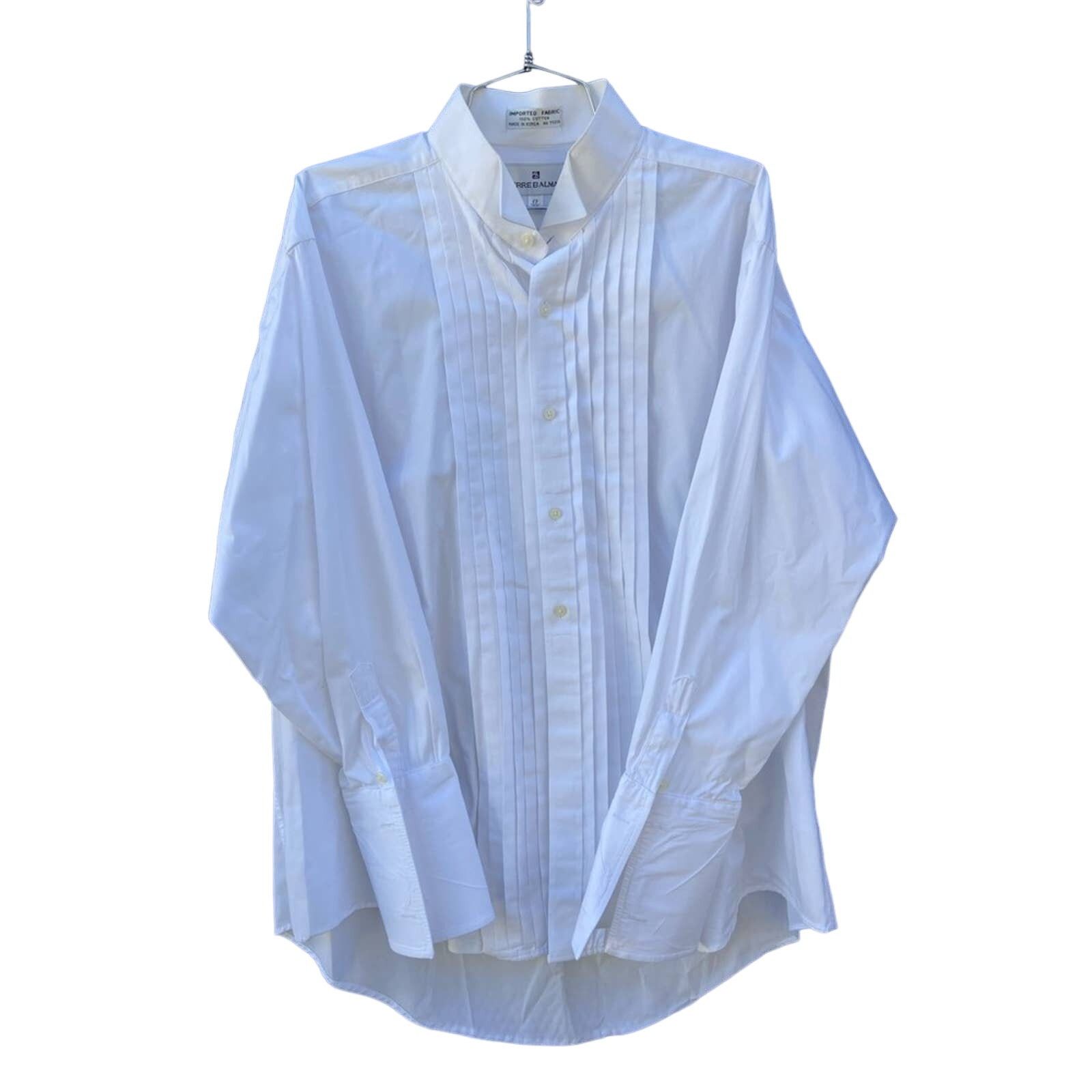Pierre Balmain Vintage Balmain Tuxedo Shirt/Dress Size XXS / US 00 / IT 34 - 1 Thumbnail