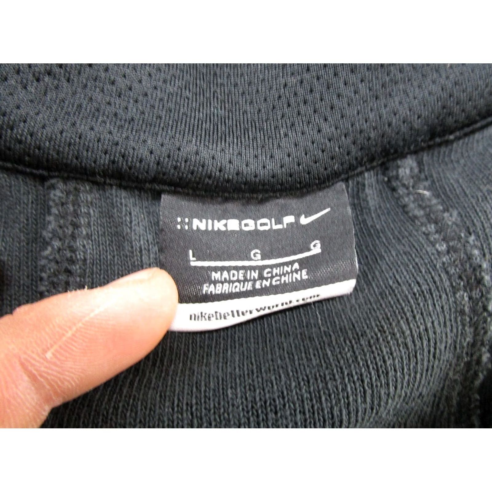 Nike Nike Golf Sweatshirt Pullover 1/4 Zip Long Sleeve Black Size L Mens Size US L / EU 52-54 / 3 - 2 Thumbnail