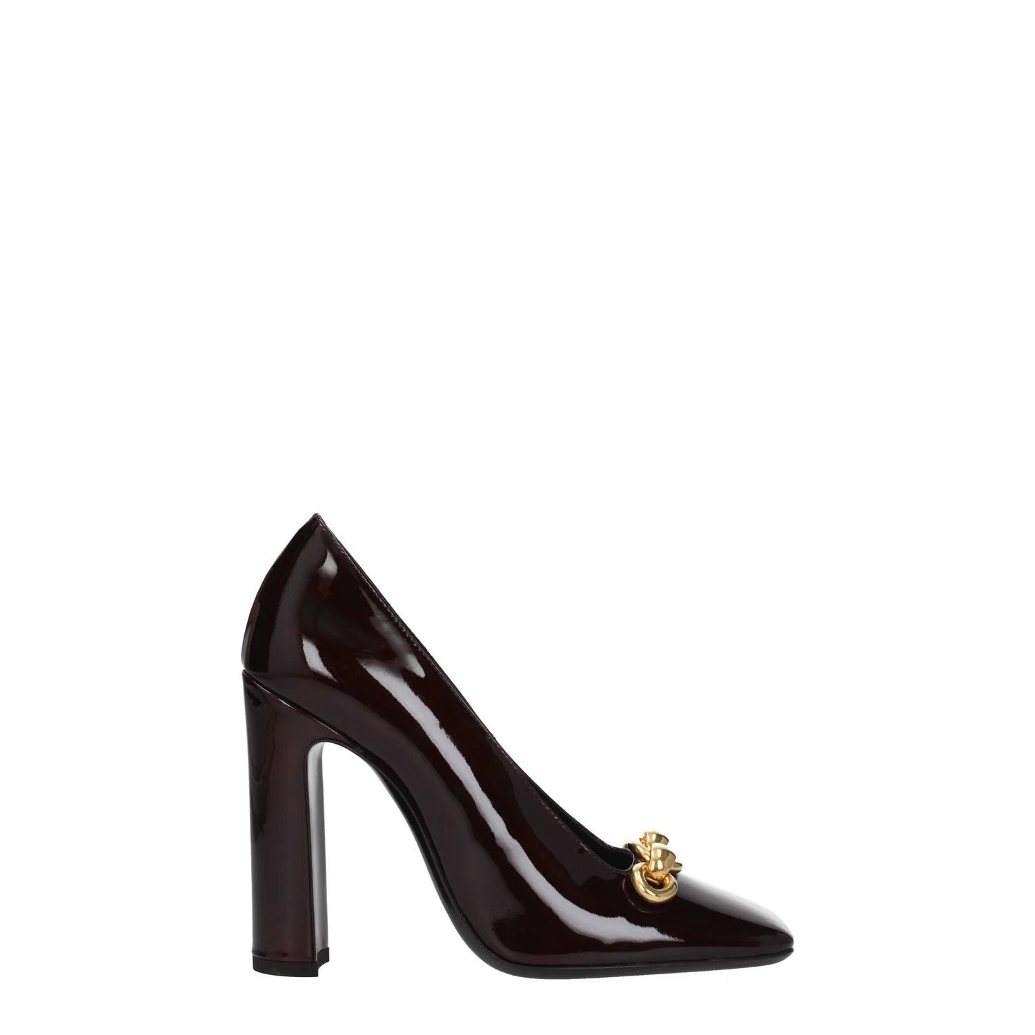 Saint Laurent Paris ob1o1e1224 Patent Leather Pumps in Burgandy Size US 6 / IT 36 - 1 Thumbnail