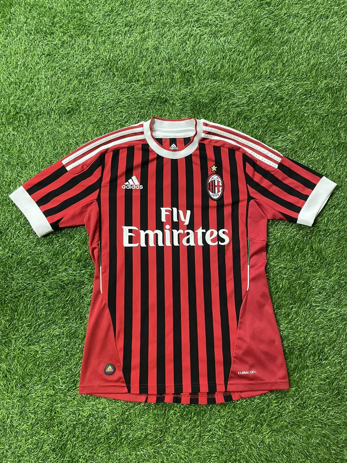 Adidas 2011-2012 Adidas AC Milan Jersey Calcio Maglia Soccer Size S Size US S / EU 44-46 / 1 - 1 Thumbnail
