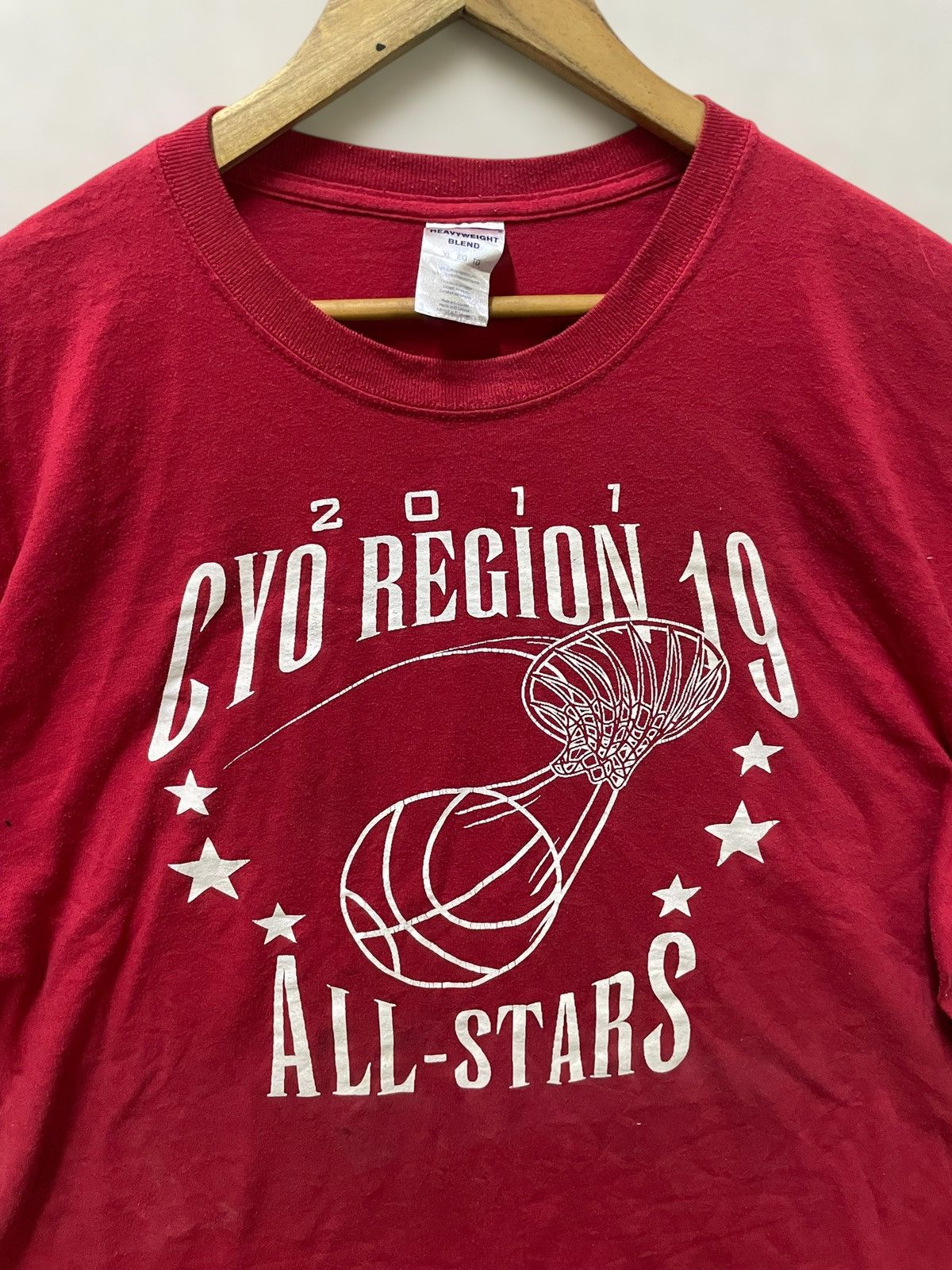 NBA × Vintage CYO REGION 19 all stars 2011 tshirt Size US XL / EU 56 / 4 - 1 Thumbnail