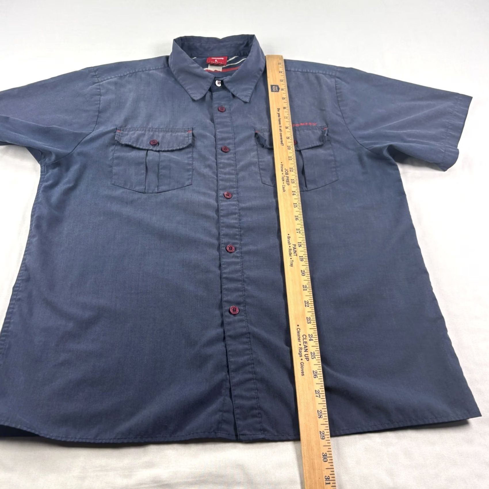 Oakley VINTAGE Oakley Shirt Mens Large Blue Button Up Skater Camp Y2K Streetwear Size US L / EU 52-54 / 3 - 7 Thumbnail