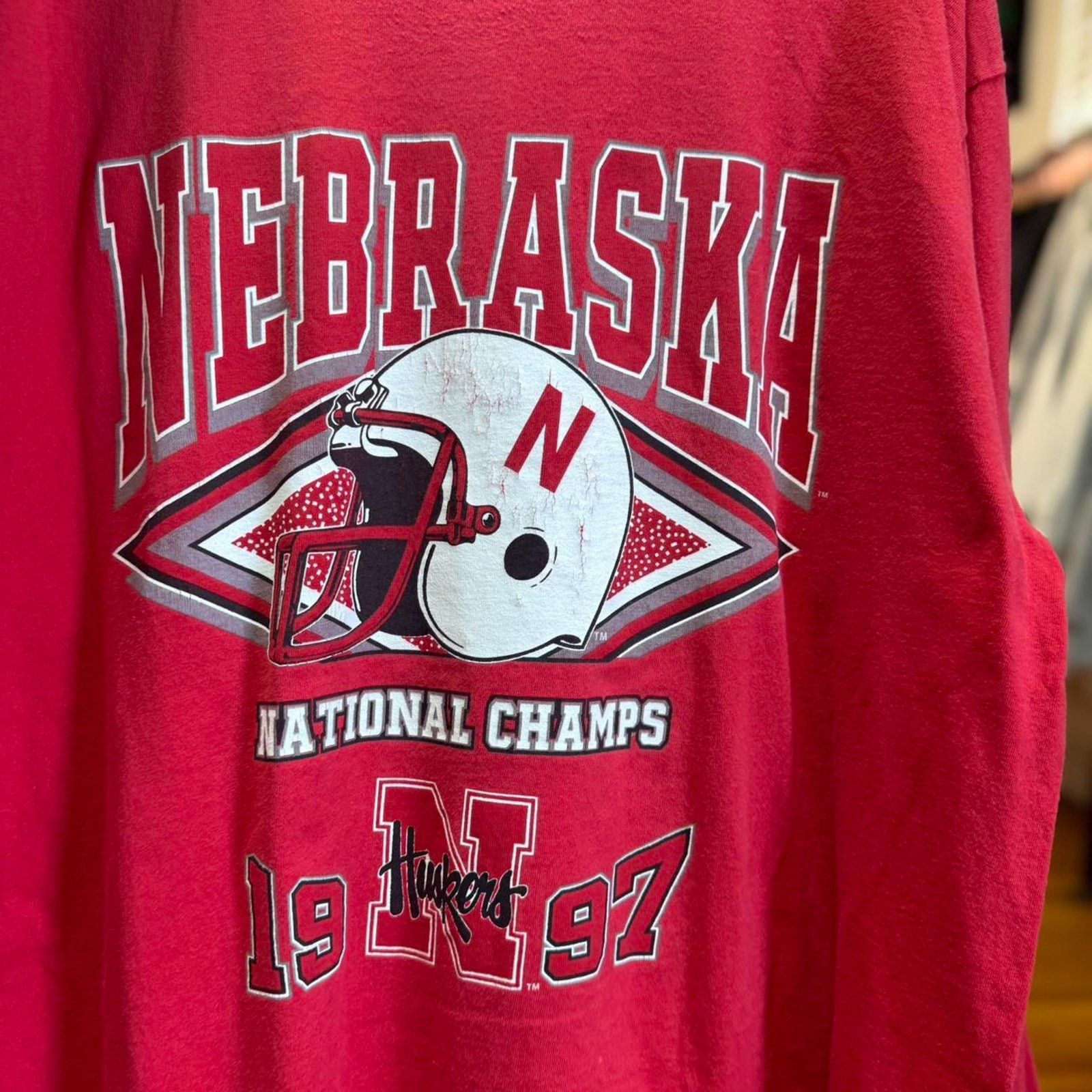 Vintage Vintage 1994 Nebraska Huskers National Championship T-Shirt Size US XL / EU 56 / 4 - 3 Thumbnail