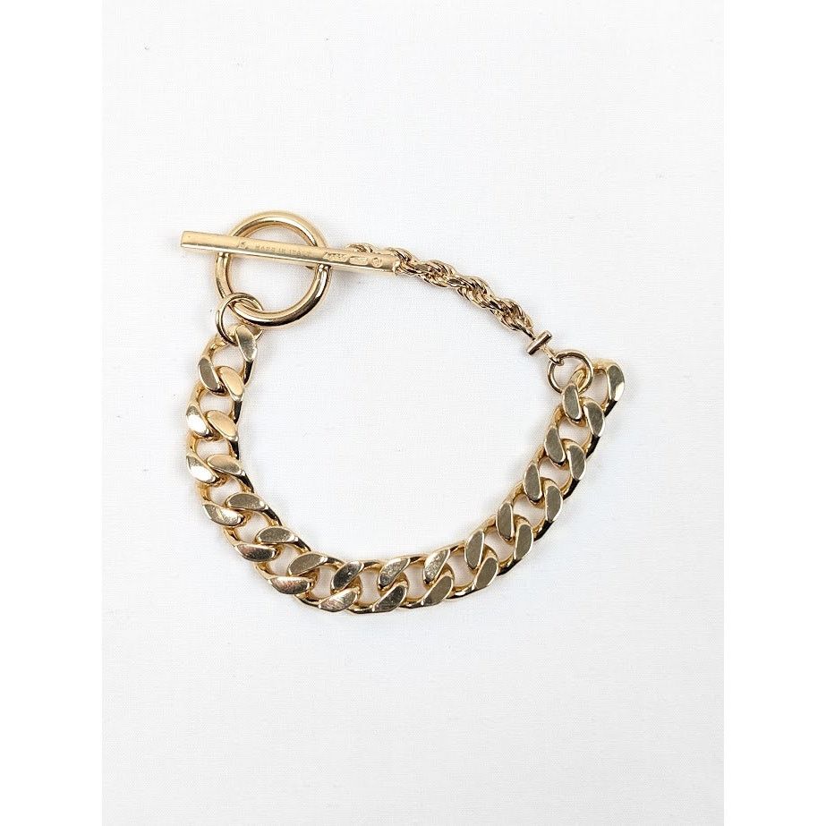Bottega Veneta o1rshd1 Size:M / Gold Finish Sterling Silver Bracelet Yellow Size ONE SIZE - 2 Thumbnail
