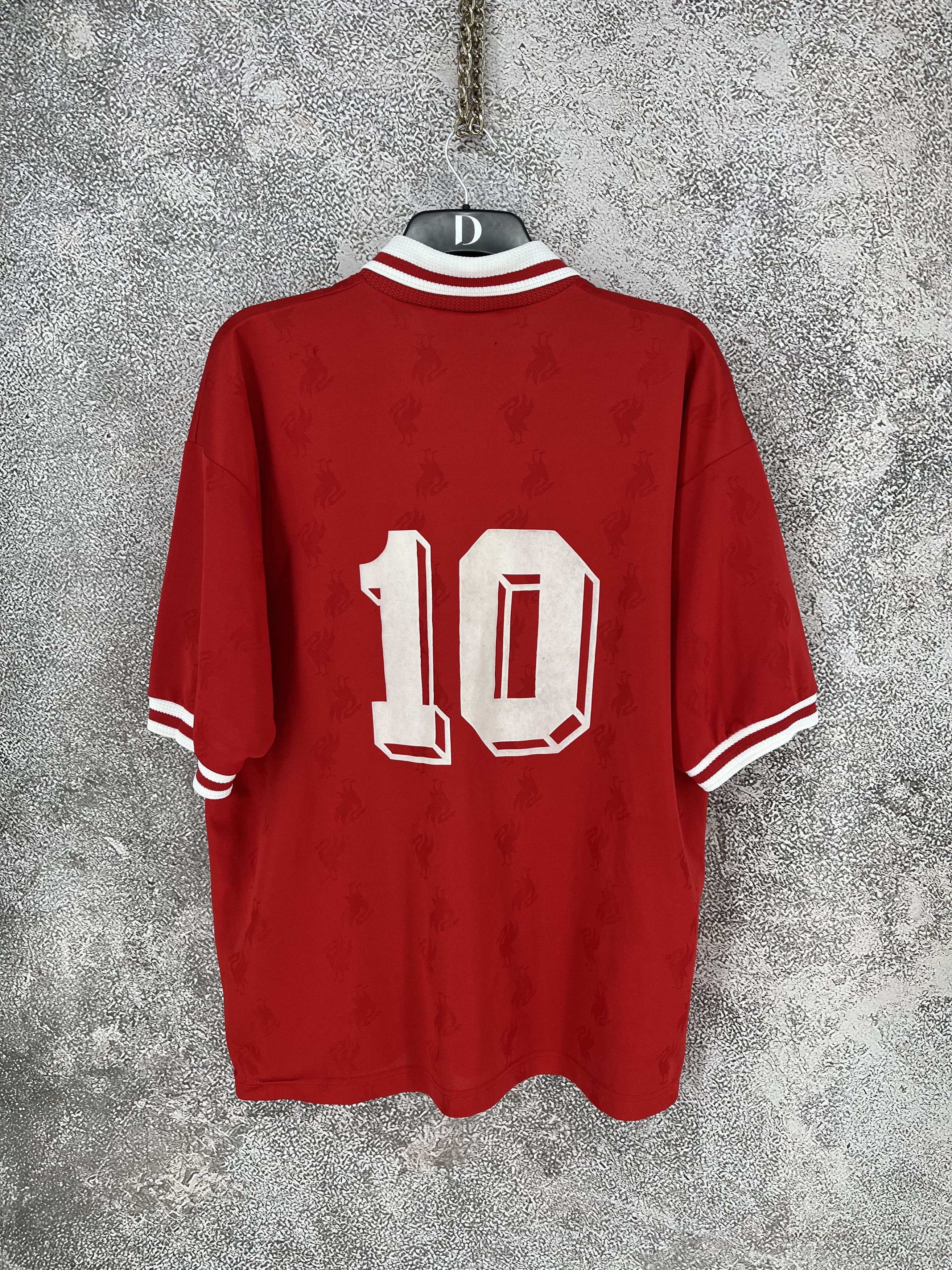 Reebok Liverpool FC 96/98 Home Jersey Reebok Carlsberg #10 UK Size US M / EU 48-50 / 2 - 15 Thumbnail
