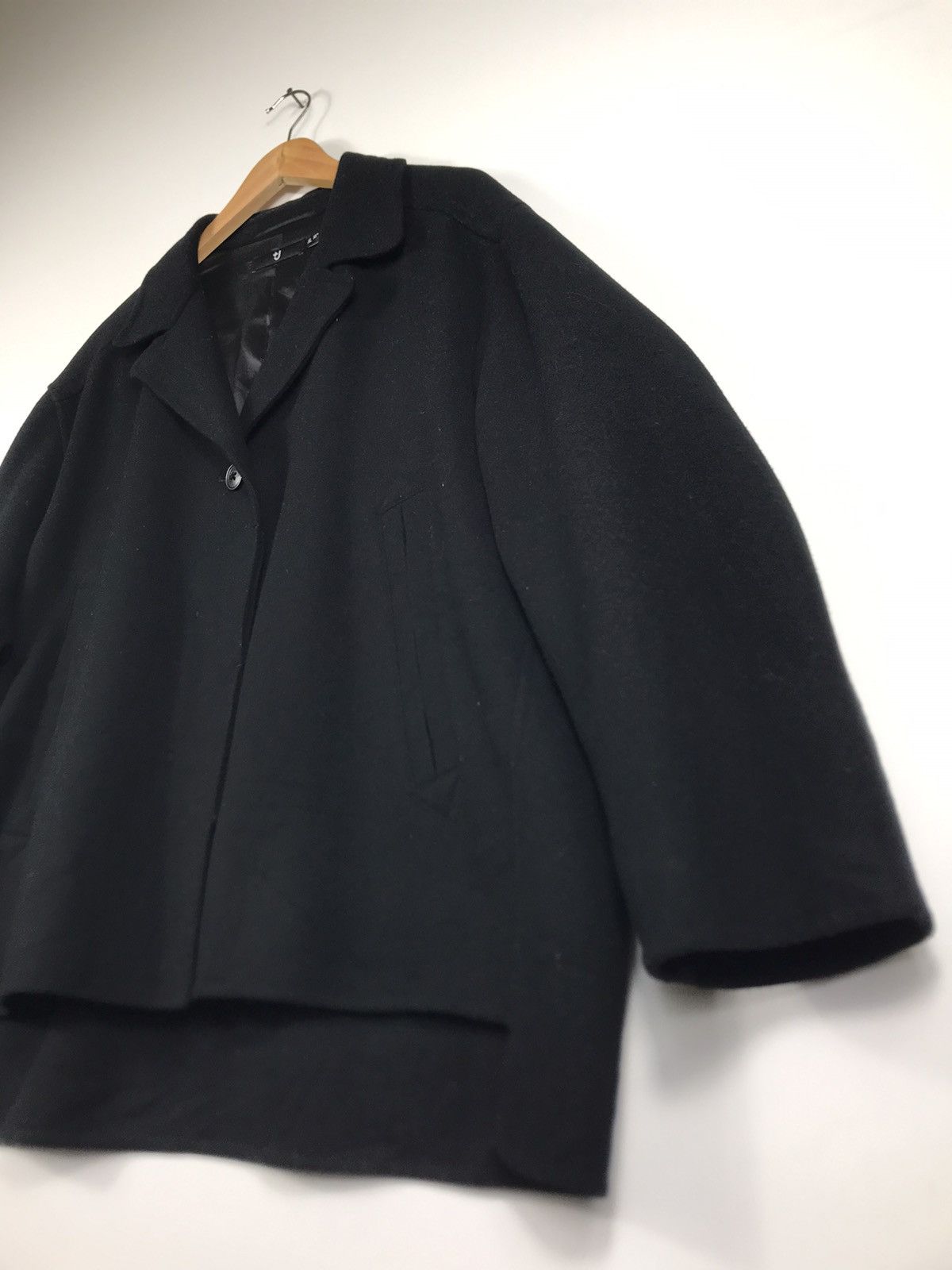 Jil Sander × Uniqlo 🔥Jil Sander Uniqlo Wool Button Cropped Coat Jacket Size US XL / EU 56 / 4 - 4 Thumbnail