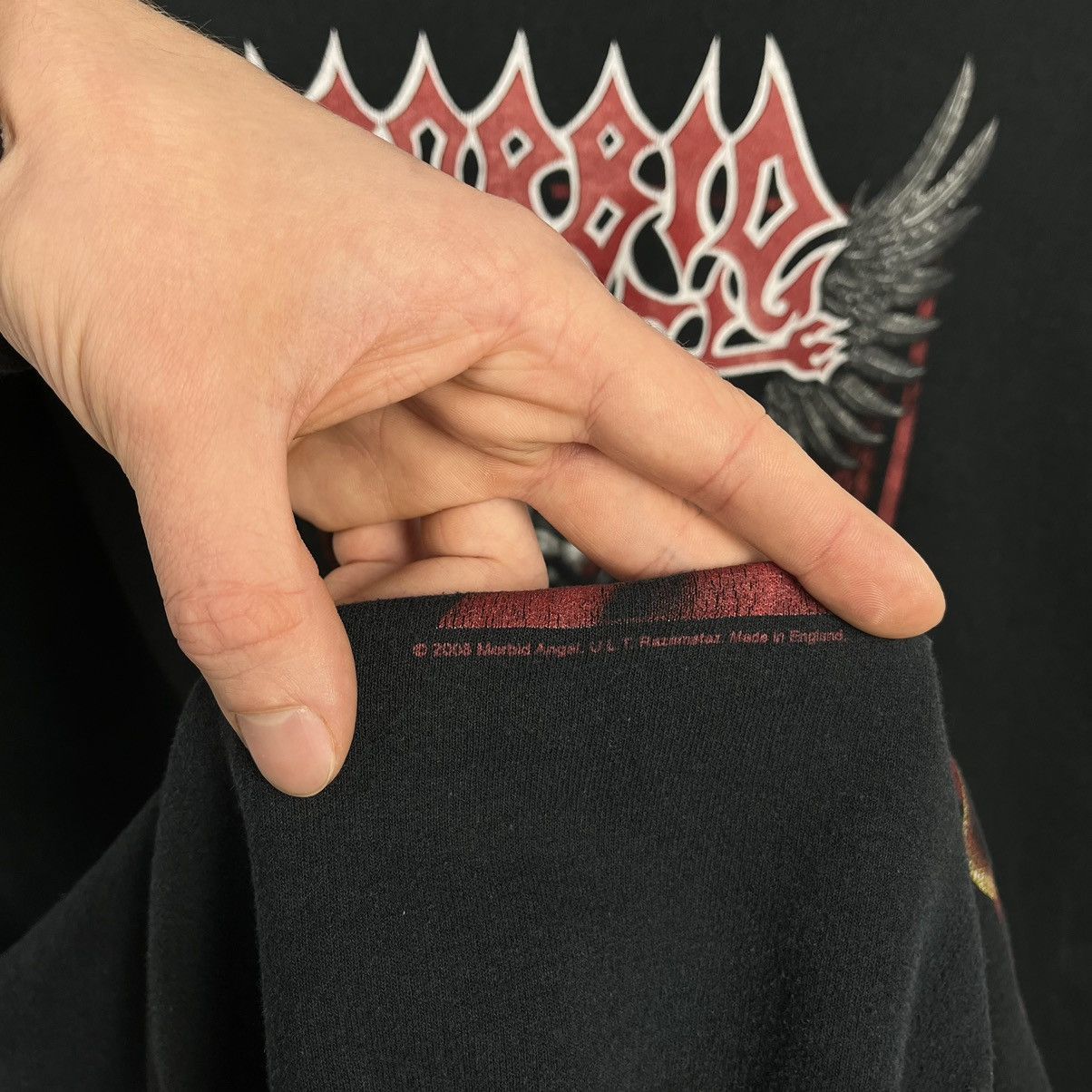 Band Tees Rare Morbid Angels Death Metal Rock Band Zip Hoodie 2003 Size US XL / EU 56 / 4 - 9 Thumbnail