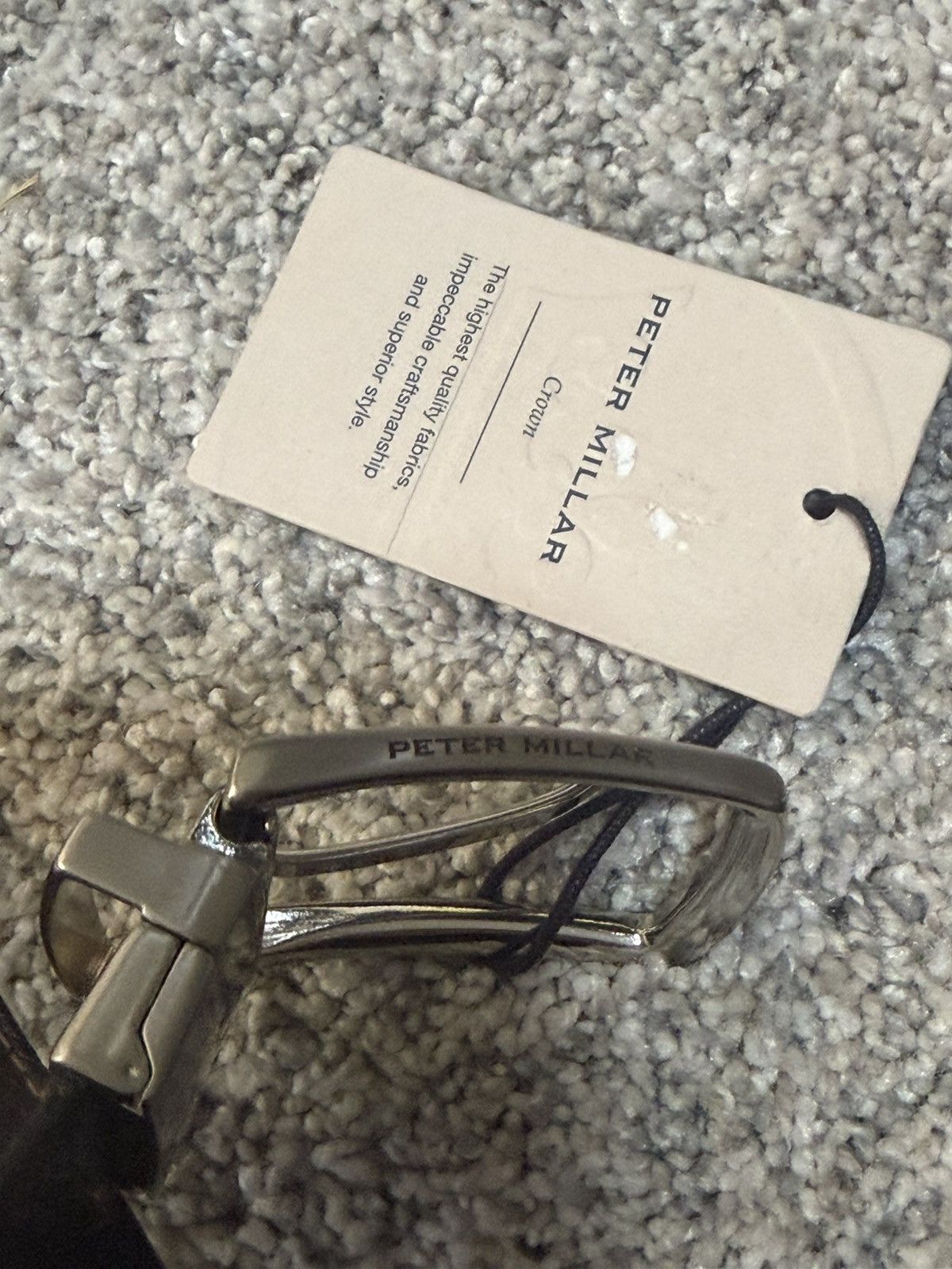 Peter Millar NWT Peter Millar sz 40 Reversible Black/Brown Leather Belt Size 40 - 3 Thumbnail