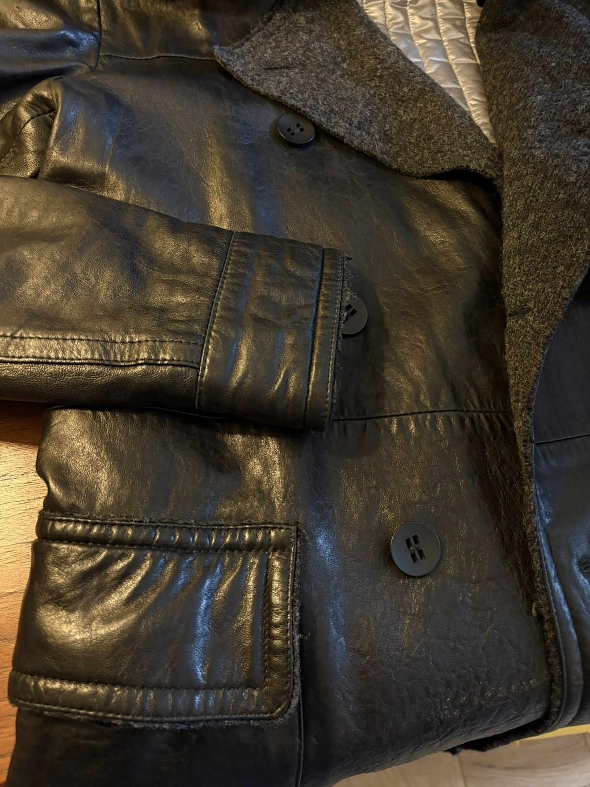 Ralph Lauren ARI SOHO BNWT Leather Coat Size US S / EU 44-46 / 1 - 6 Thumbnail