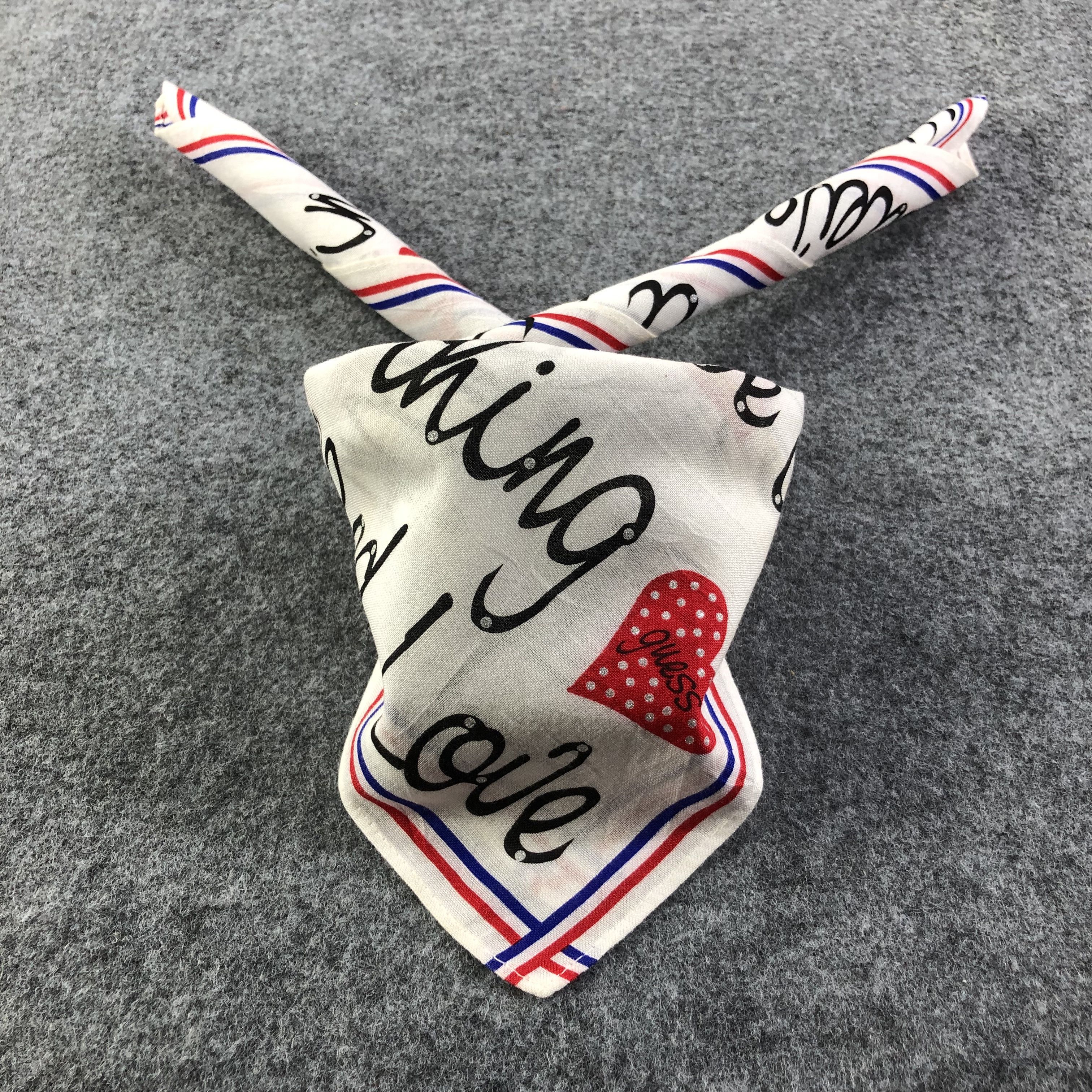 Guess × Vintage Guess Handkerchief Neckerchief Bandana H2269 Size ONE SIZE - 2 Thumbnail