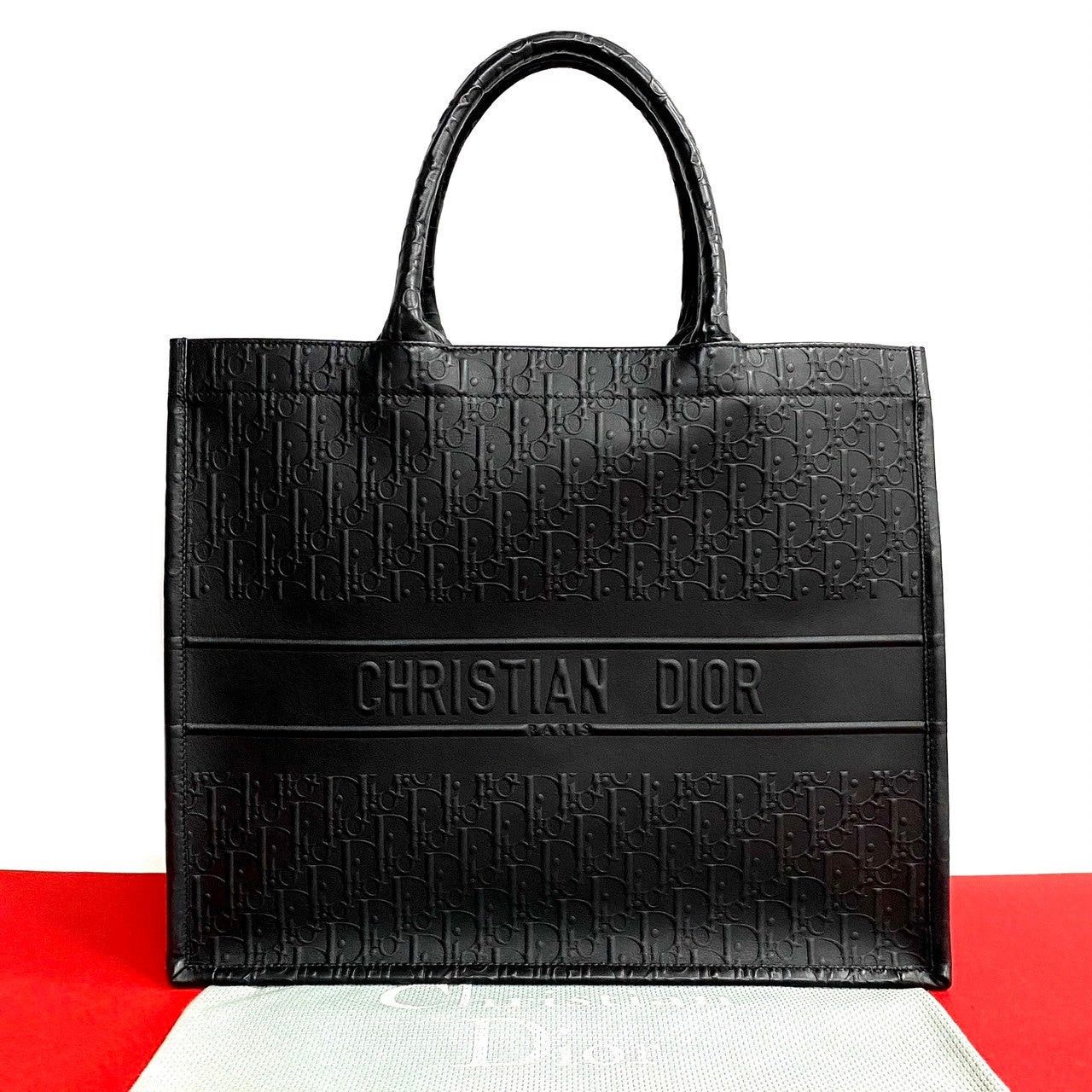 Dior Dior Tote Bag Black Leather Size ONE SIZE - 1 Thumbnail