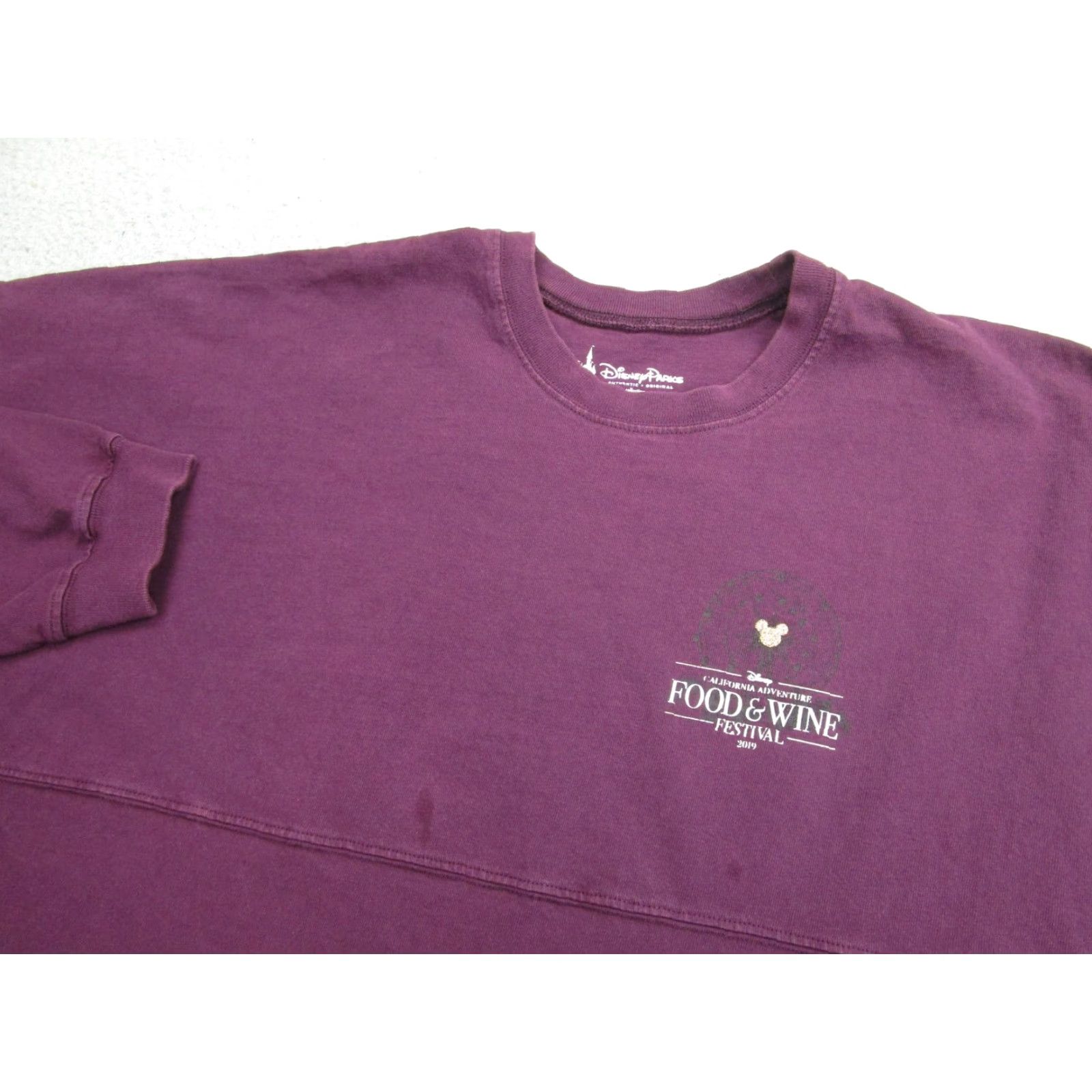 Disney Disney Parks Spirit Jersey Shirt Women's XL Purple Food & Wine Festival 2019 Mickey Mouse Size XL / US 12-14 / IT 48-50 - 4 Thumbnail