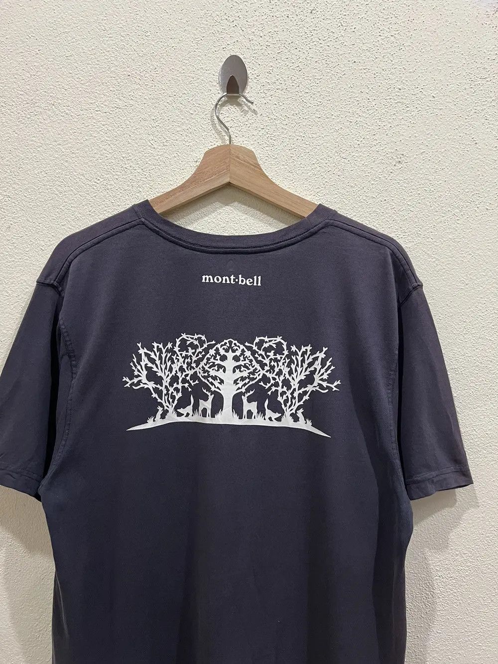 Montbell Montbell Spell Out Tshirt Size US L / EU 52-54 / 3 - 7 Thumbnail