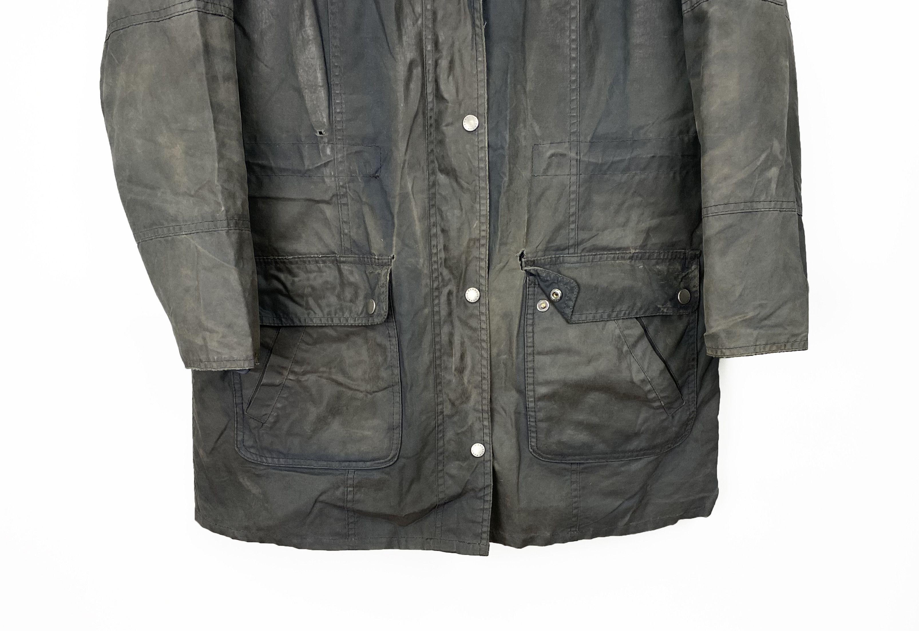 Barbour BARBOUR WAX Barnacle Distressed Jacket Size US 12 UK 16 Size XL / US 12-14 / IT 48-50 - 5 Thumbnail