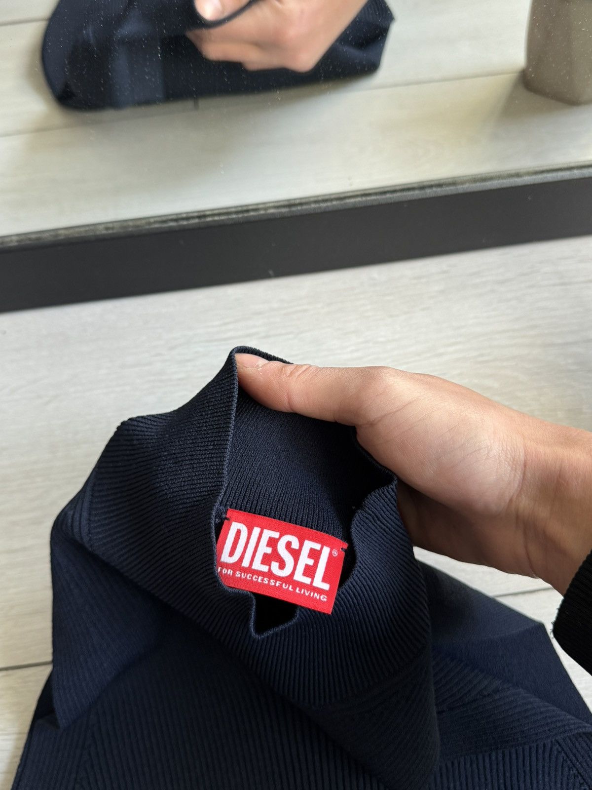Diesel New! Diesel M-Onervax Navy Dress Size S / US 4 / IT 40 - 8 Thumbnail