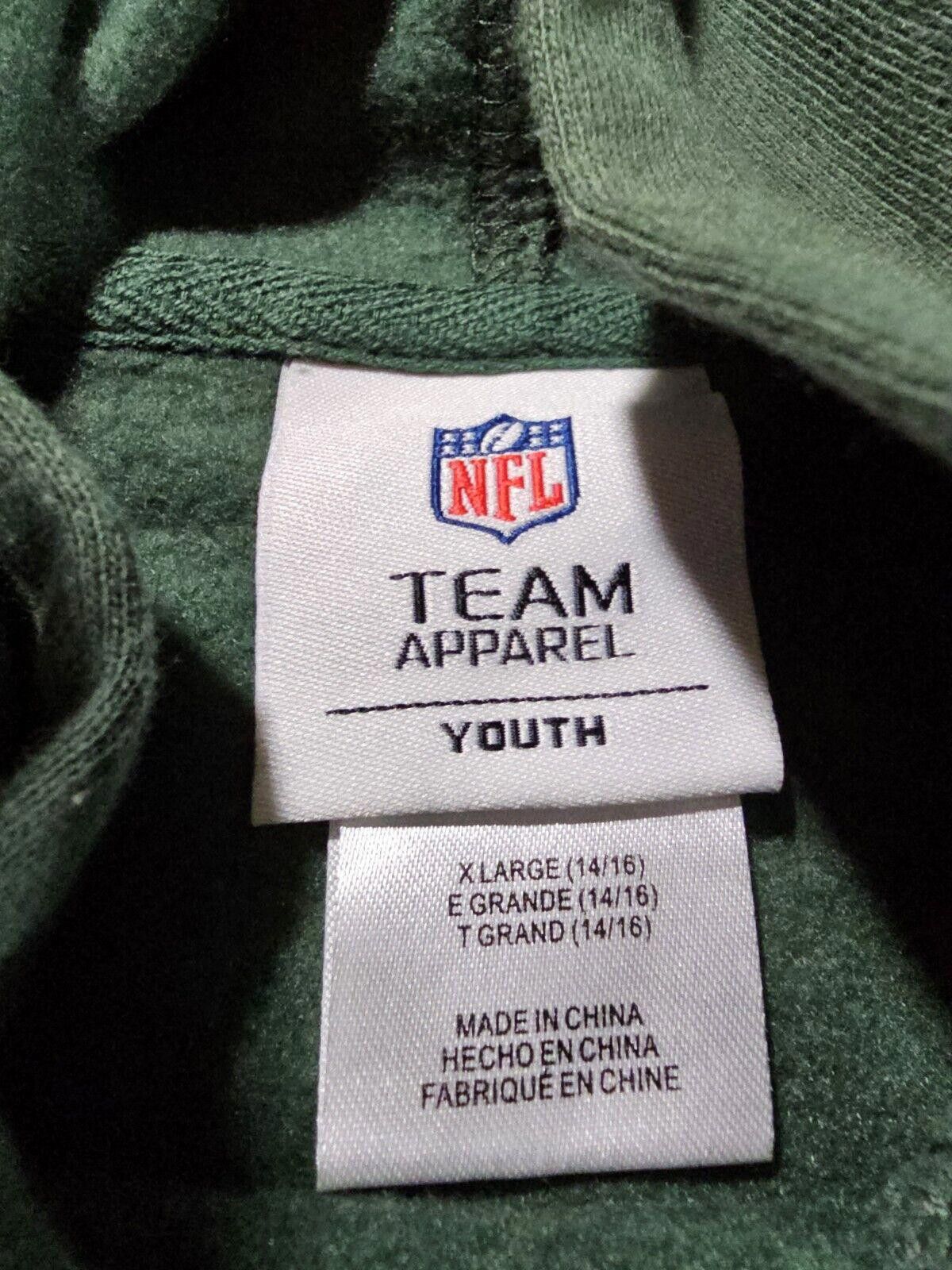 NFL NFL Green Bay Packers Youth XL(14/16) Pullover Hoodie Pocket Size ONE SIZE - 5 Thumbnail