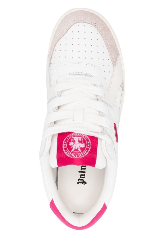 Palm Angels PALM ANGELS UNIVERSITY WHITE FUCHSIA SNEAKERS N.40 Size US 10 / IT 40 - 4 Thumbnail