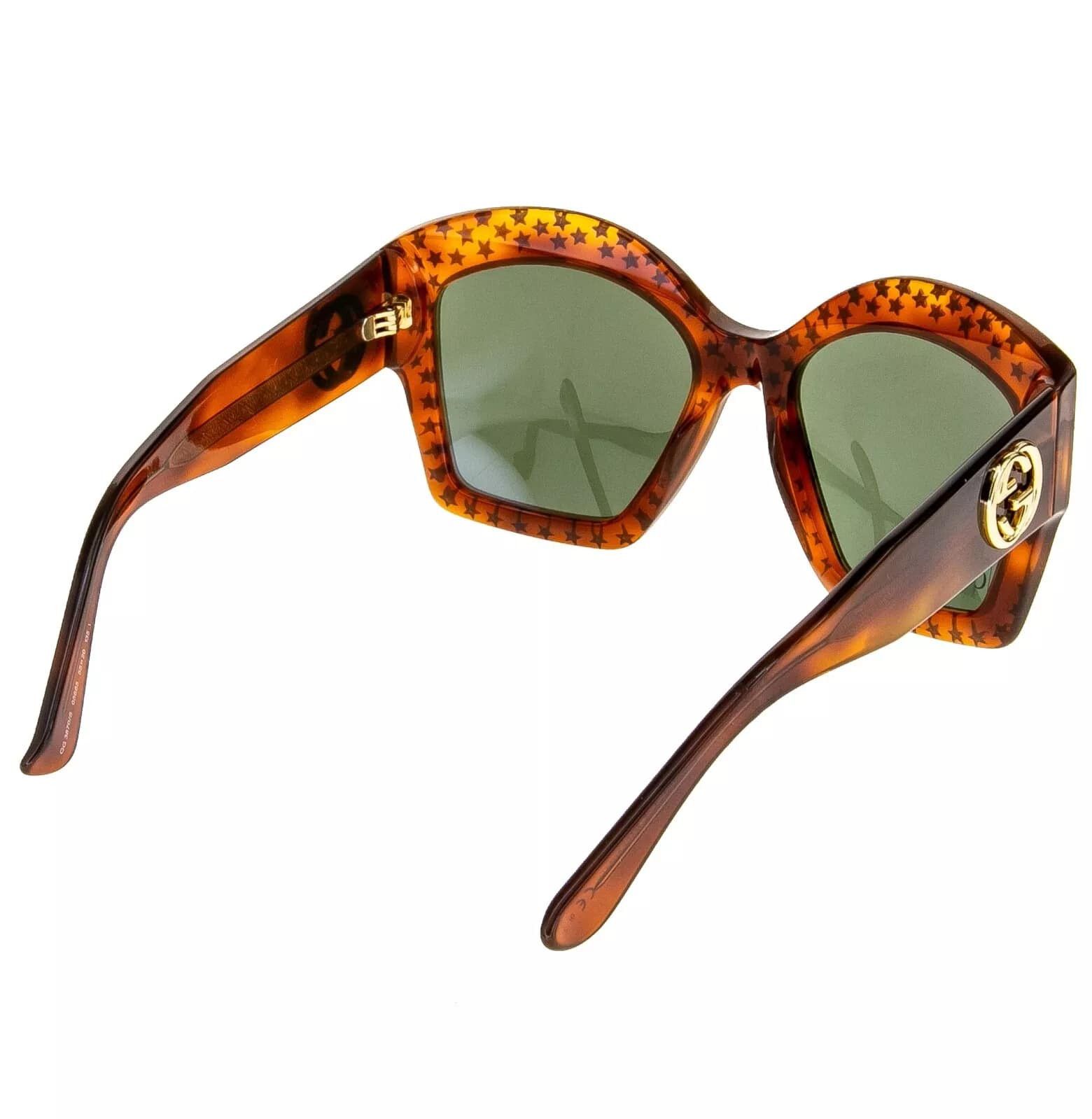 Gucci GUCCI Gold STAR Stud GG3870S Oversized Logo Sunglasses 3870 Size ONE SIZE - 2 Thumbnail