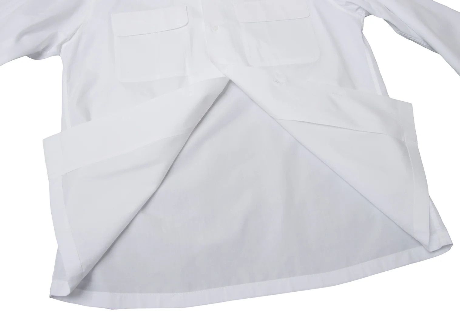 Yohji Yamamoto Yohji Yamamoto Costume Cotton Pocket Shirt Off-White Size US M / EU 48-50 / 2 - 13 Thumbnail