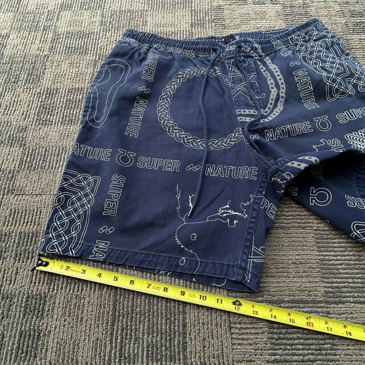 Ksubi KSUBI Navy Blue All Over Print “Super Nature” Shorts Size US 38 / EU 54 - 7 Thumbnail