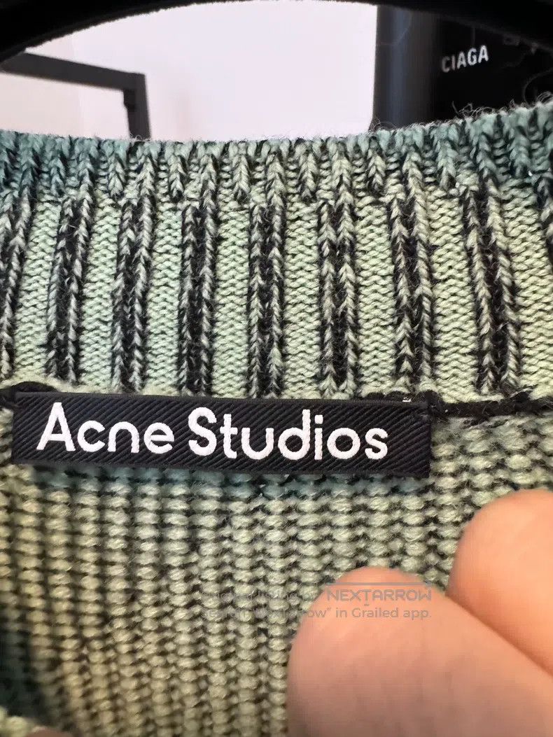 Acne Studios Face expression print smiley geometric print