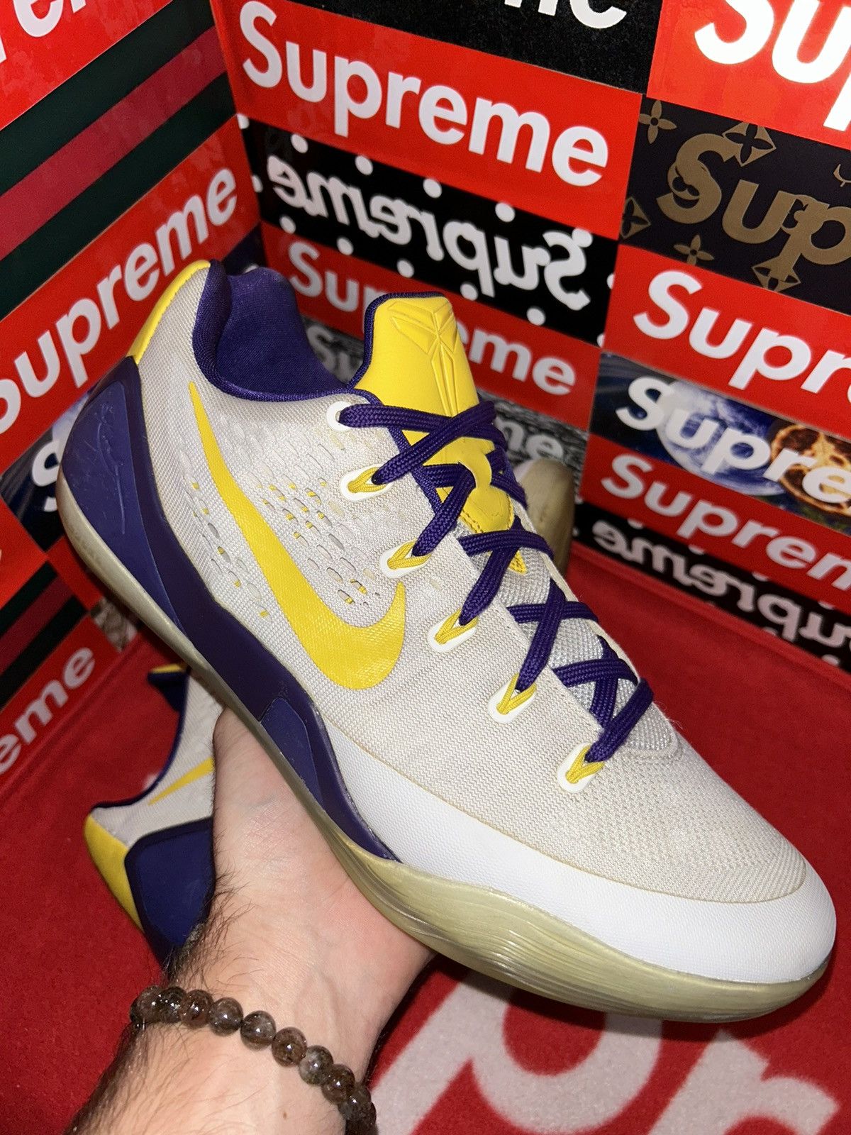 Nike Nike Zoom Kobe 9 IX NikeID ID ‘Lakers’ 688501-991 size 12 Size US 12 / EU 45 - 7 Thumbnail