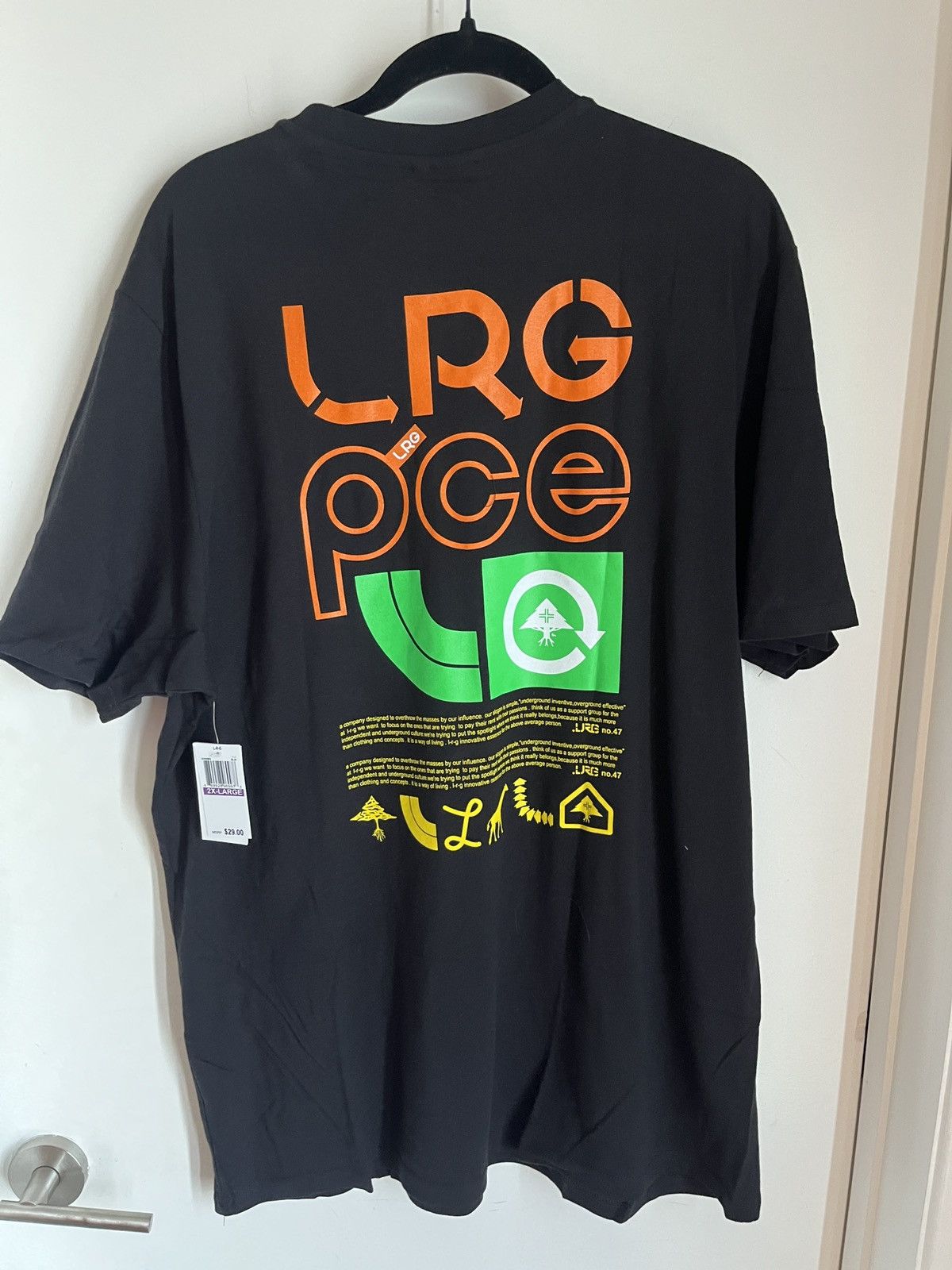 LRG NWT LRG 20th Anniversary Black T-Shirt 2XL Size US XXL / EU 58 / 5 - 1 Thumbnail