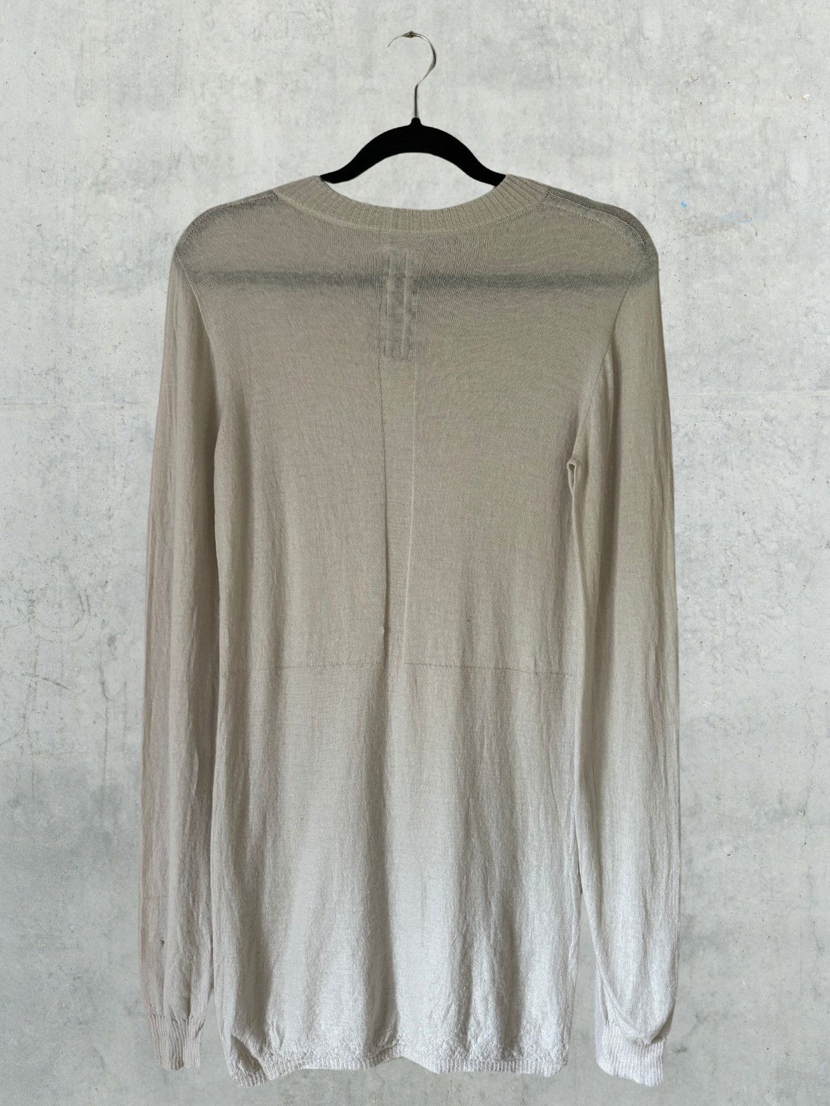 Rick Owens Rick Owens Tecuatl S/S 20 Fine Knit Jumper Longline Sweater Size US S / EU 44-46 / 1 - 2 Thumbnail