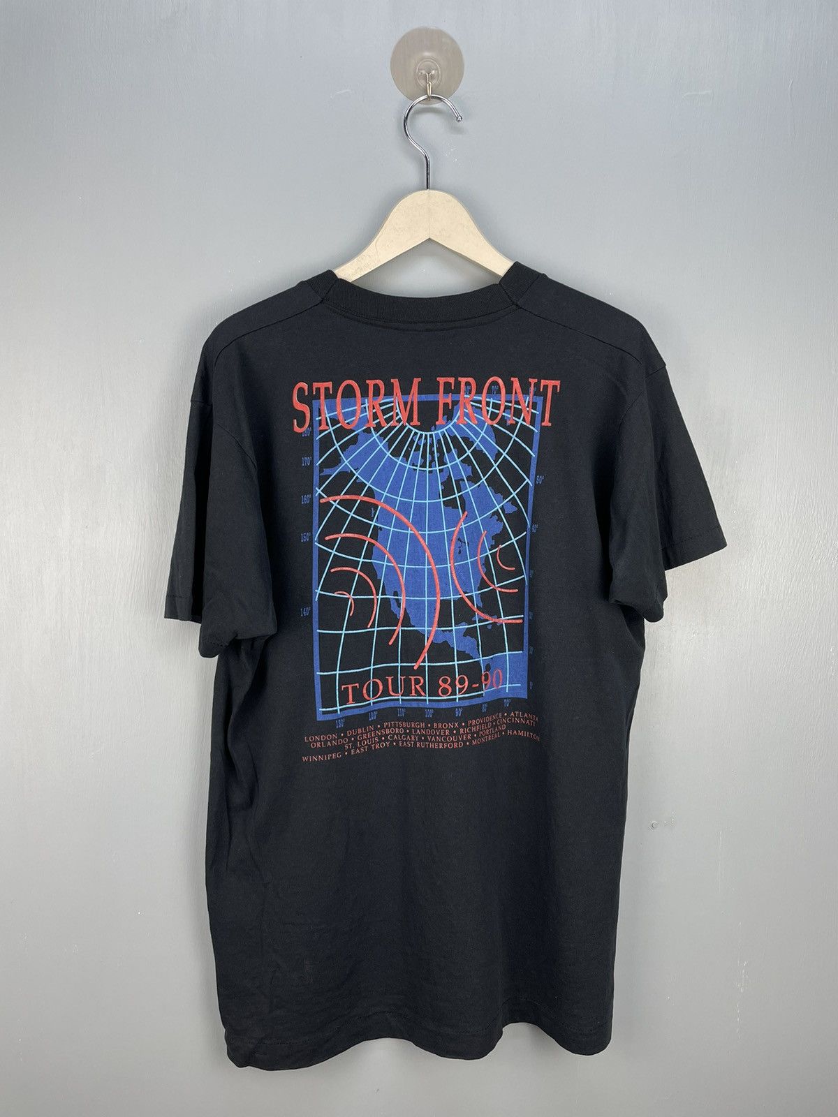 Band Tees Vintage 80s Billy Joel 89-90 tour t shirt Size US XL / EU 56 / 4 - 2 Thumbnail