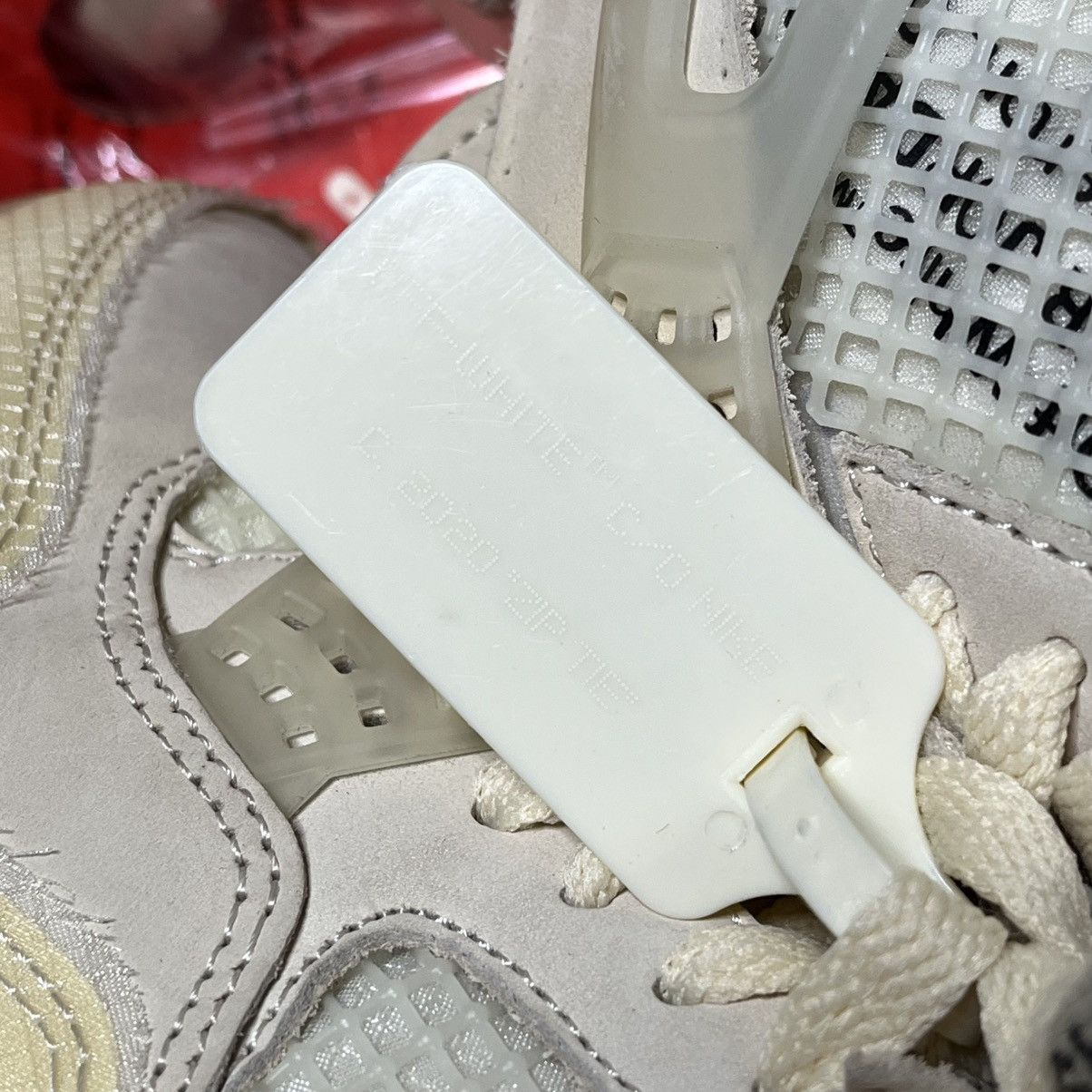 Jordan Brand × Off-White sail off-white 4s Size US 8.5 / EU 41-42 - 9 Thumbnail