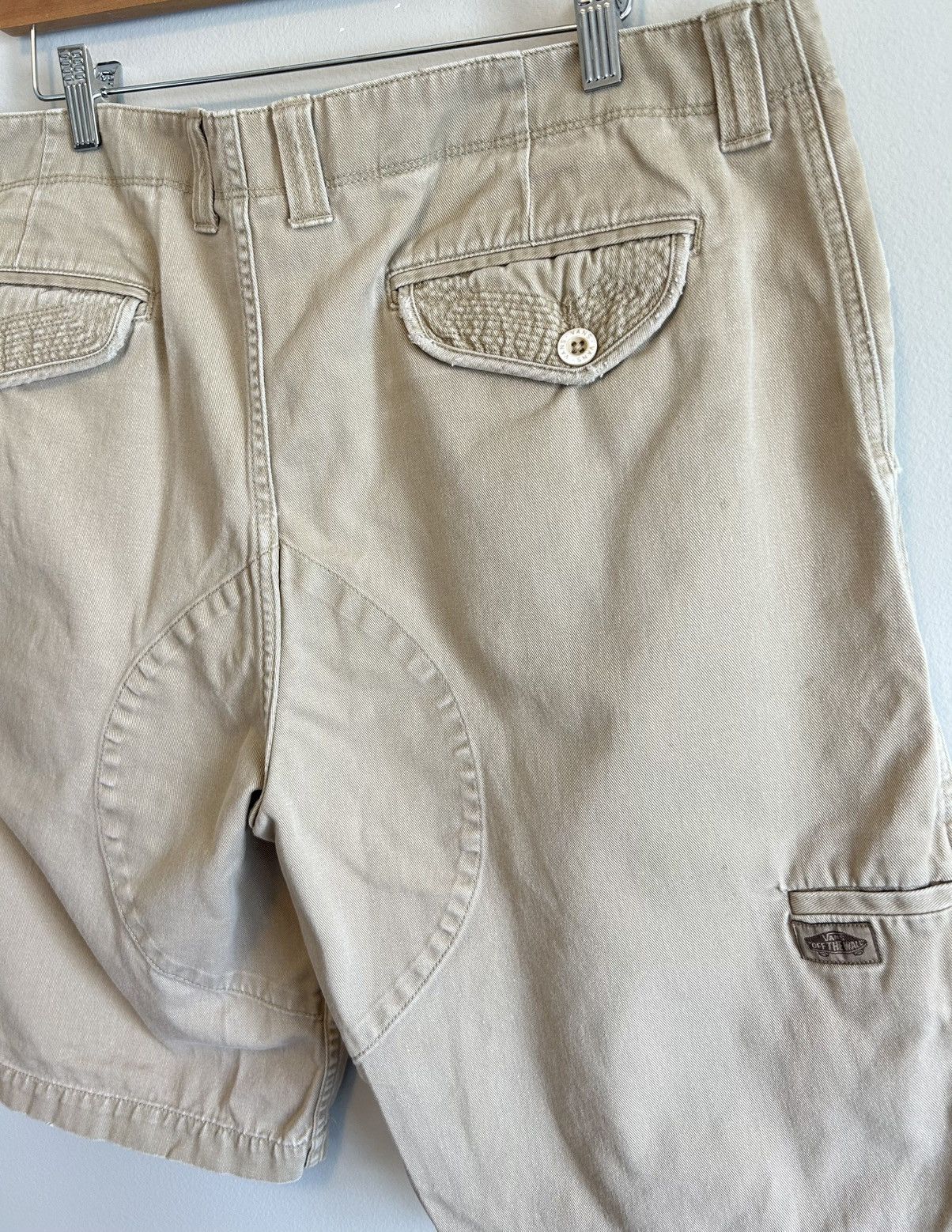 Vans Vintage Vans Mens Tan Beige Khaki Summer Shorts - Size 36 Size US 36 / EU 52 - 9 Thumbnail
