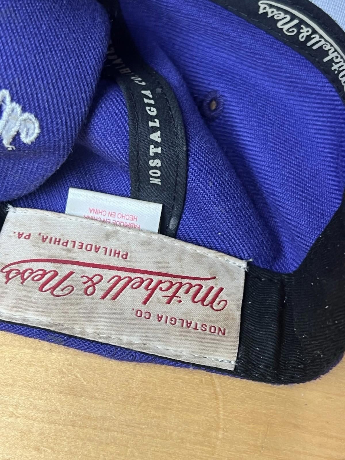 Mitchell & Ness Toronto Raptors Mitchell Ness Purple Team Ground Snapback Size ONE SIZE - 9 Thumbnail
