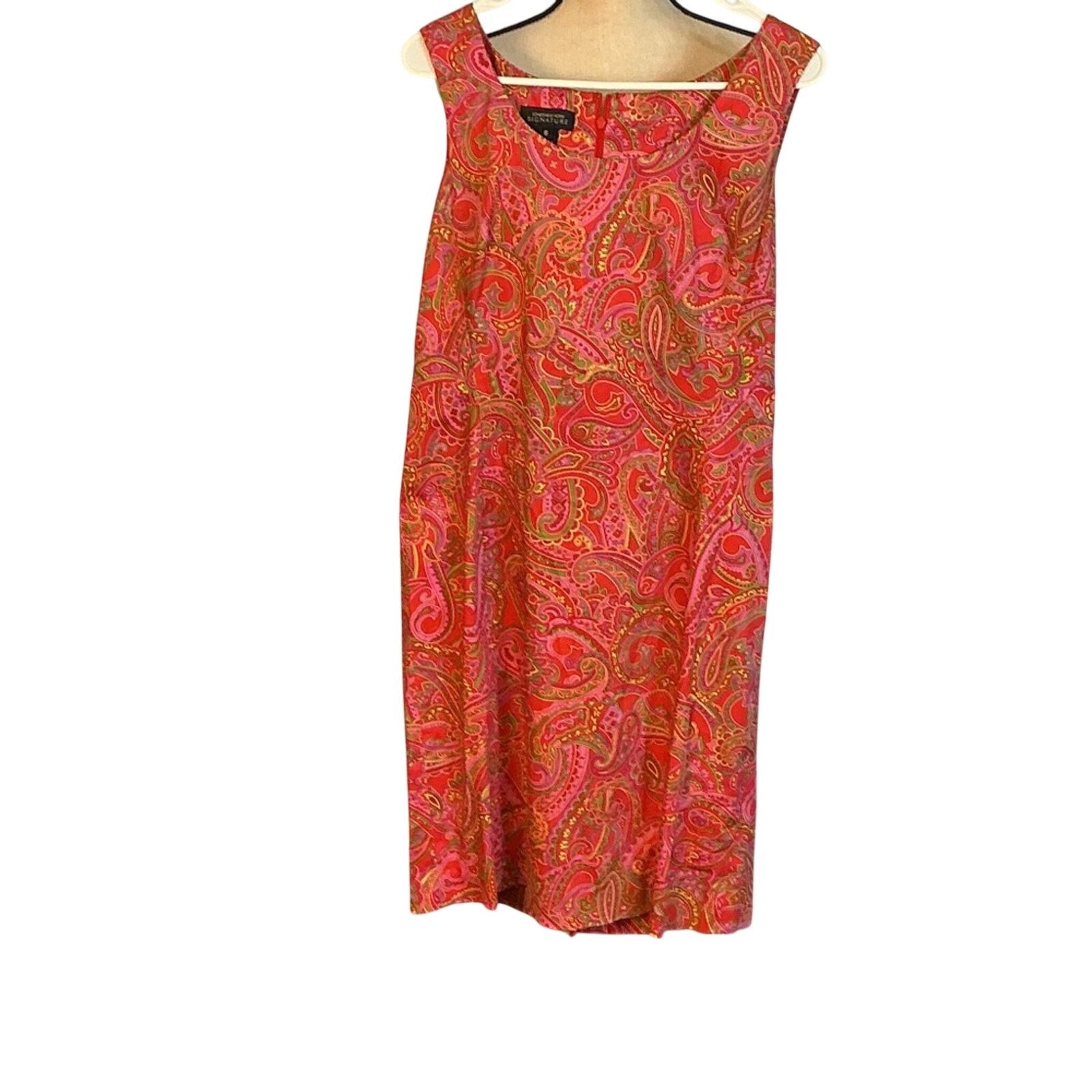 Jones New York Jones New York Signature Paisley Shift Dress Womens Size 6 Size M / US 6-8 / IT 42-44 - 1 Thumbnail