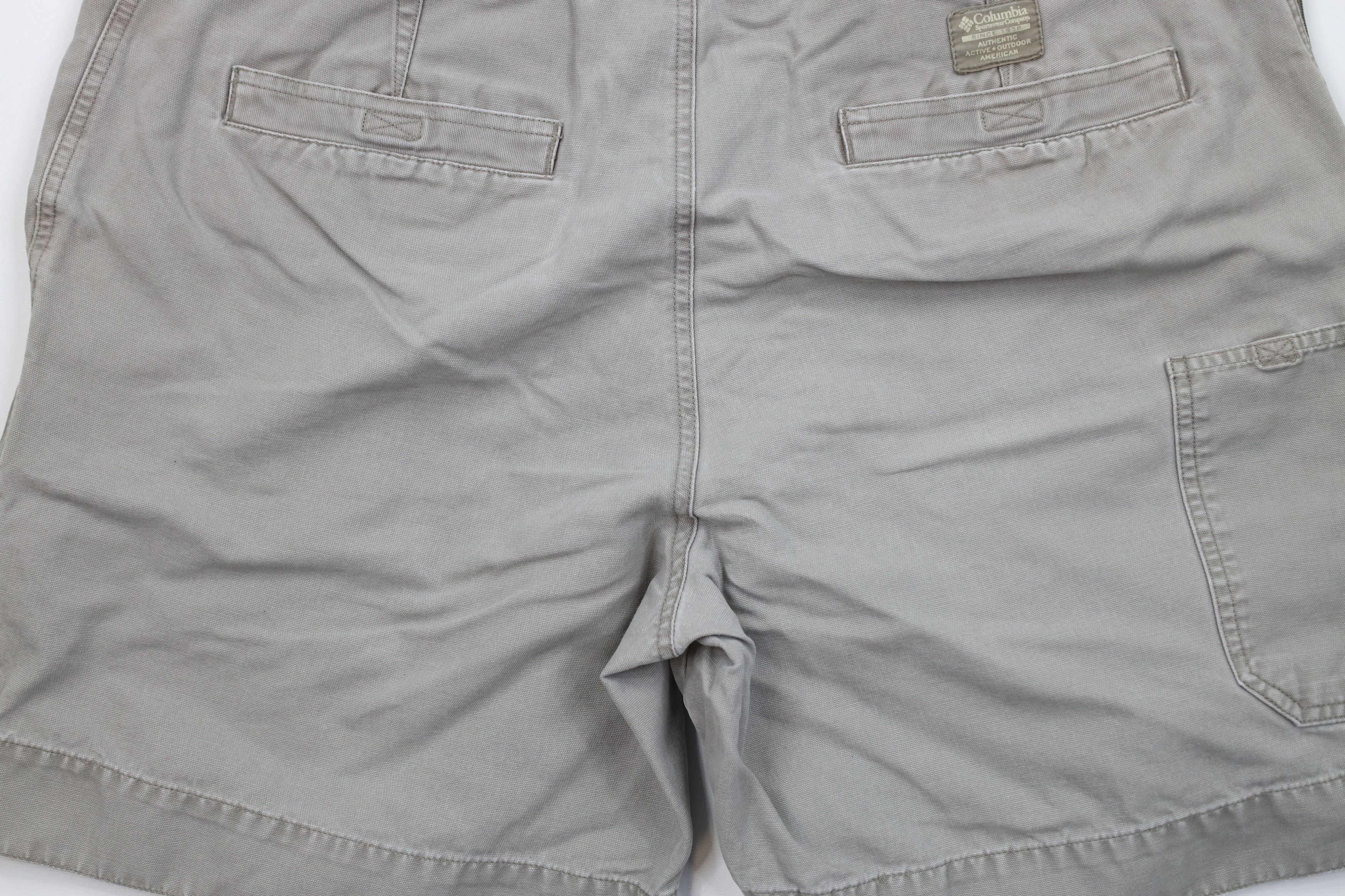 Columbia Vintage Columbia Spell Canvas Trekking Shorts Gray Cotton Size US 38 / EU 54 - 11 Thumbnail