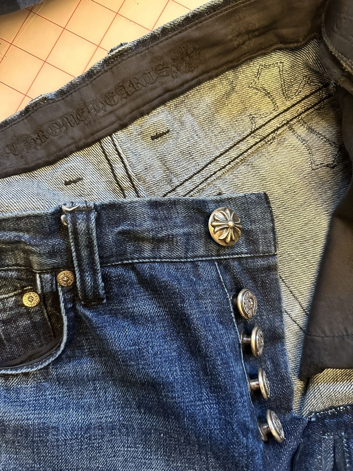 Chrome Hearts Custom Cross patch denim 1/1 special order Size US 29 - 22 Thumbnail