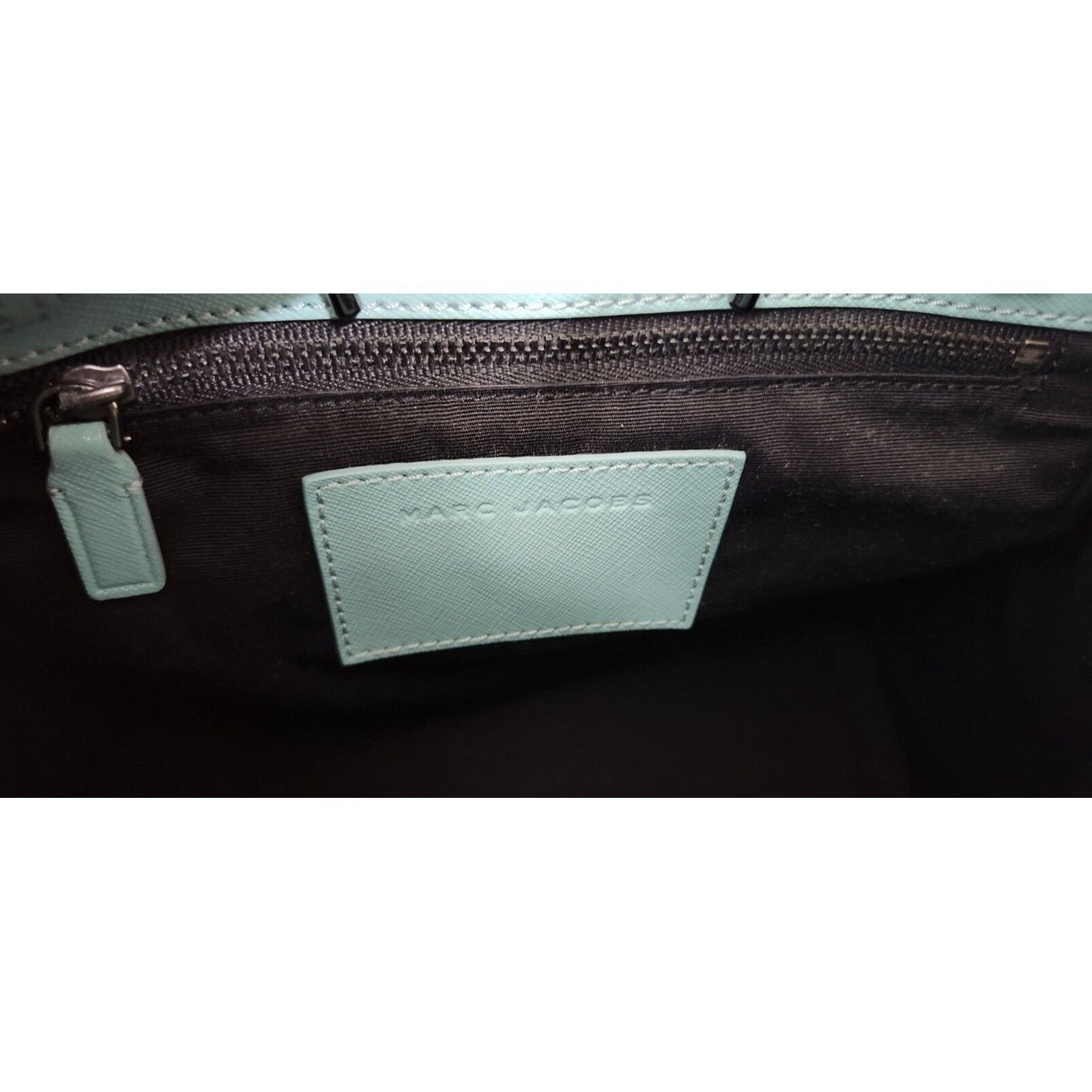 Marc Jacobs MARC JACOBS Saffiano Leather Backpack color Blue Size ONE SIZE - 12 Thumbnail