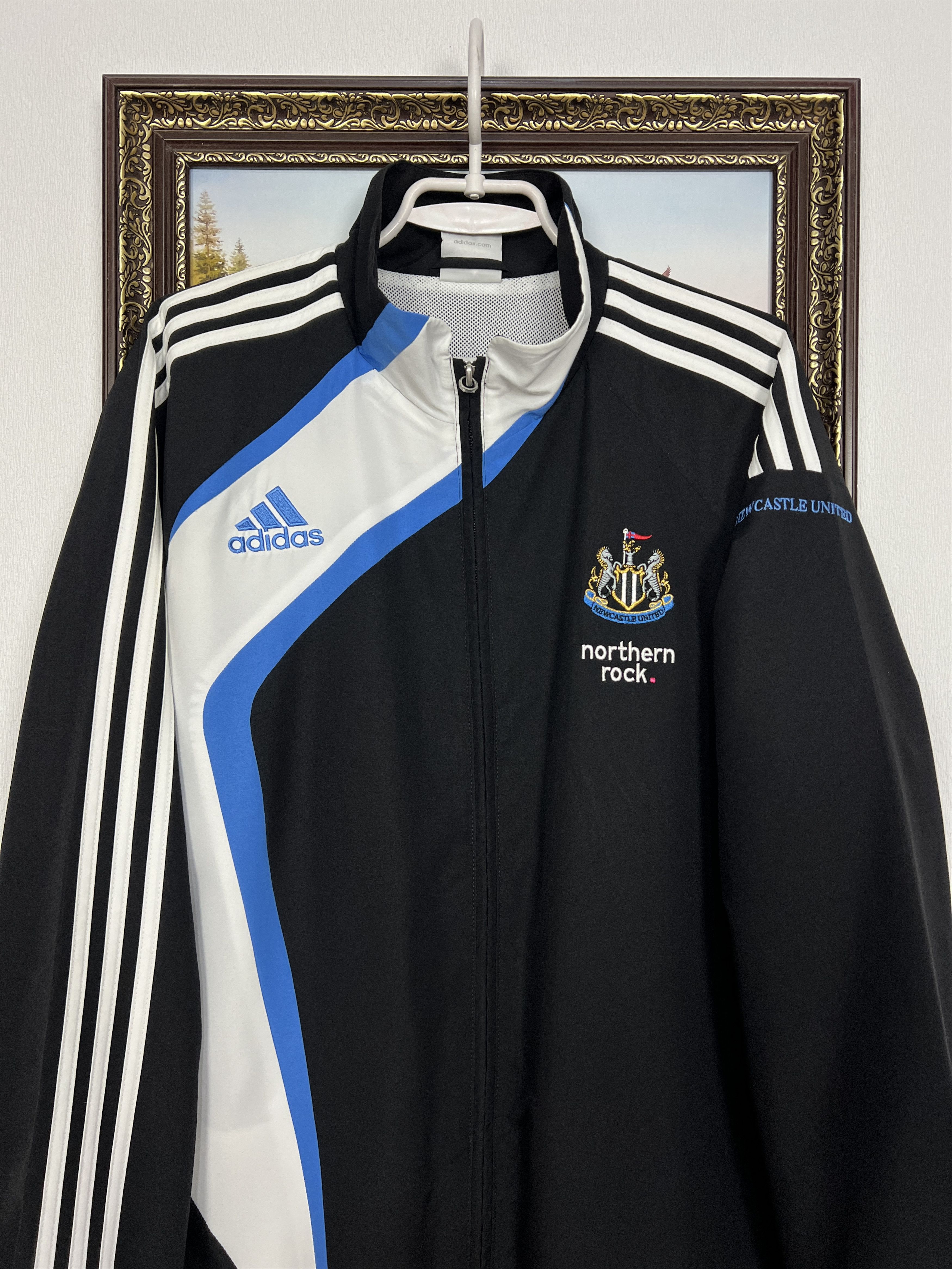 Adidas Vintage Newcastle United Football Jacket Soccer Track Top Size US L / EU 52-54 / 3 - 2 Thumbnail