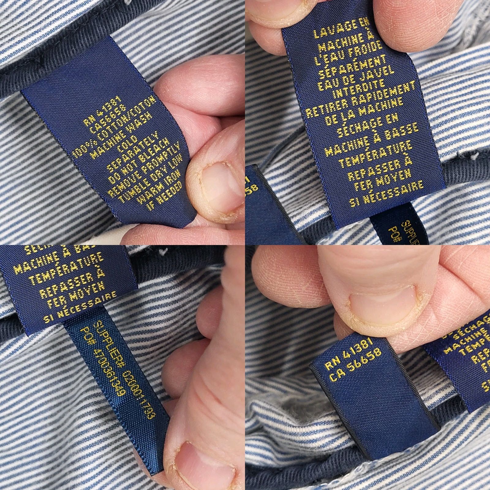 Polo Ralph Lauren Polo Ralph Lauren Shorts Men's Size 34 Hickory Striped Railroad Cotton Cargo EUC Size US S / EU 44-46 / 1 - 9 Thumbnail
