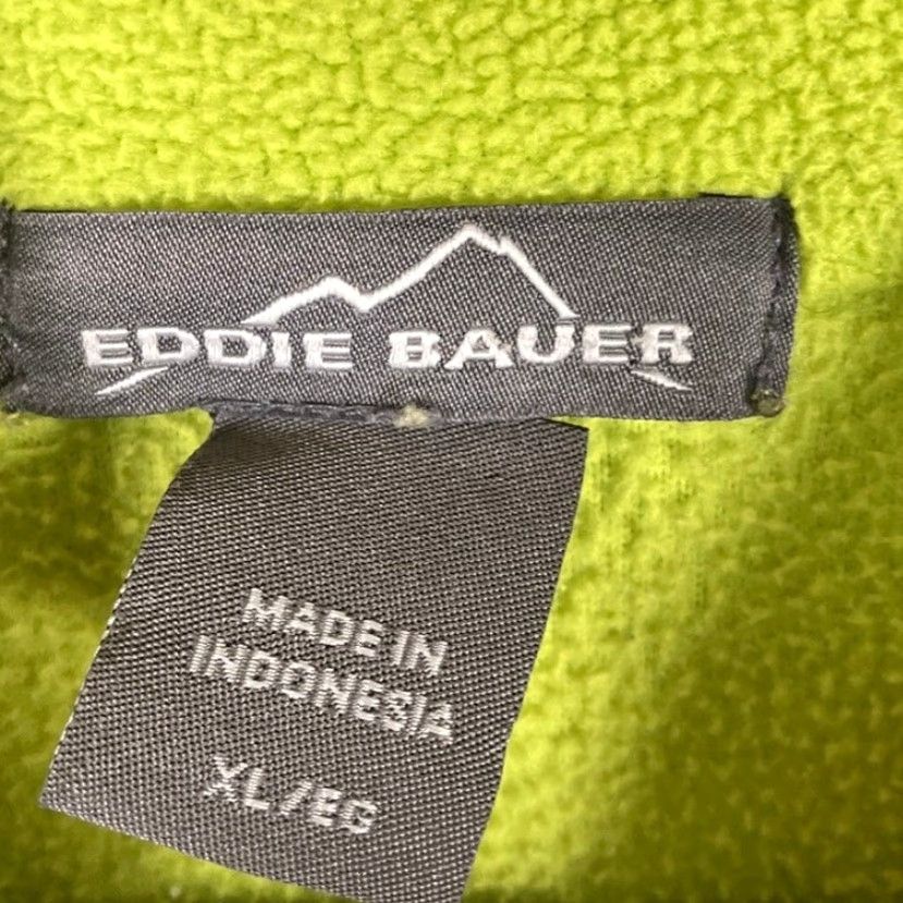 Eddie Bauer Eddie Bauer Womens Sweater Lime Blue Pullover Fleece 1/4 Zip Long Sleeve XL Size XL / US 12-14 / IT 48-50 - 6 Thumbnail
