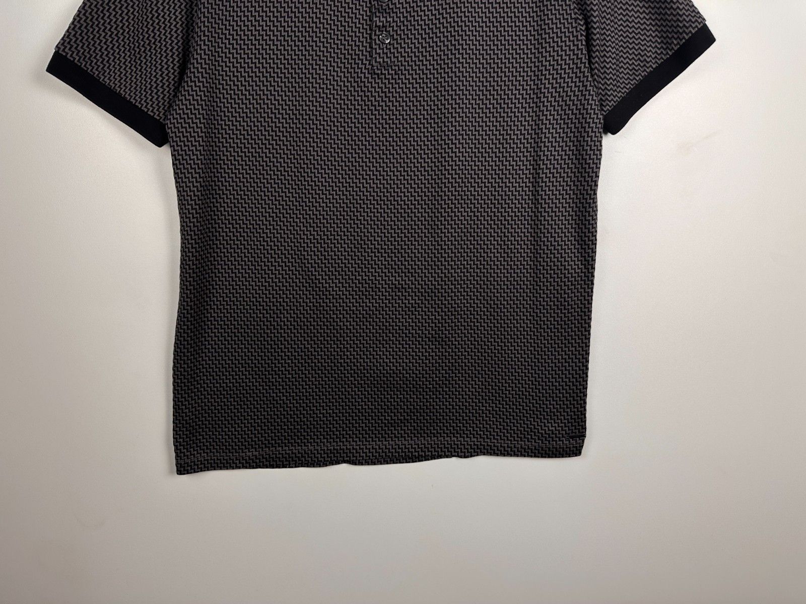 Hugo Boss Boss Mercerized Cotton Polo Shirt Two Tone Size L Mens Size US L / EU 52-54 / 3 - 3 Thumbnail