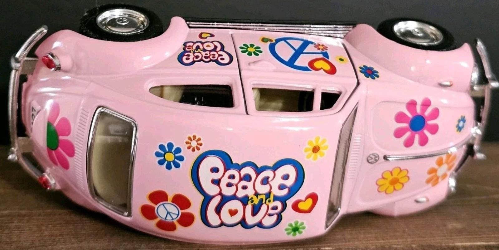 Designer 5375DFP 1967 Volkswagen Classical pink Beetle, - Kinsmart Size ONE SIZE - 5 Thumbnail