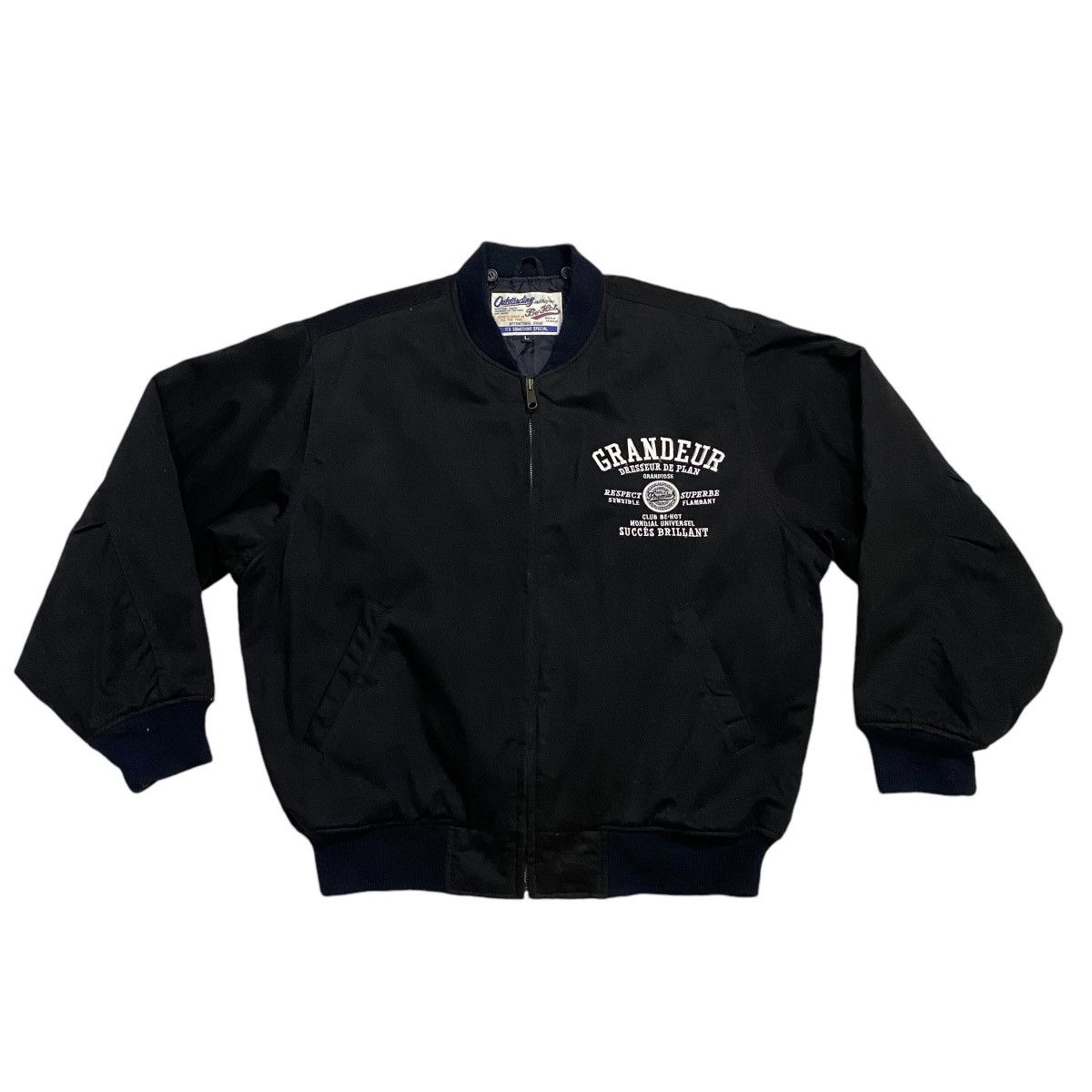 Japanese Brand Grandeur embroidery black jacket Size US L / EU 52-54 / 3 - 5 Thumbnail