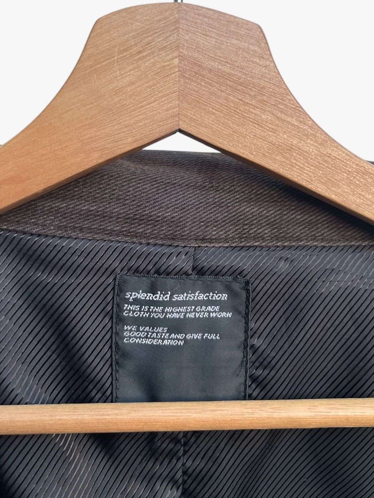 Splendid Splendid Satisfaction Stand Up Collar Bondage Flocked Jacket Size US XXL / EU 58 / 5 - 8 Thumbnail